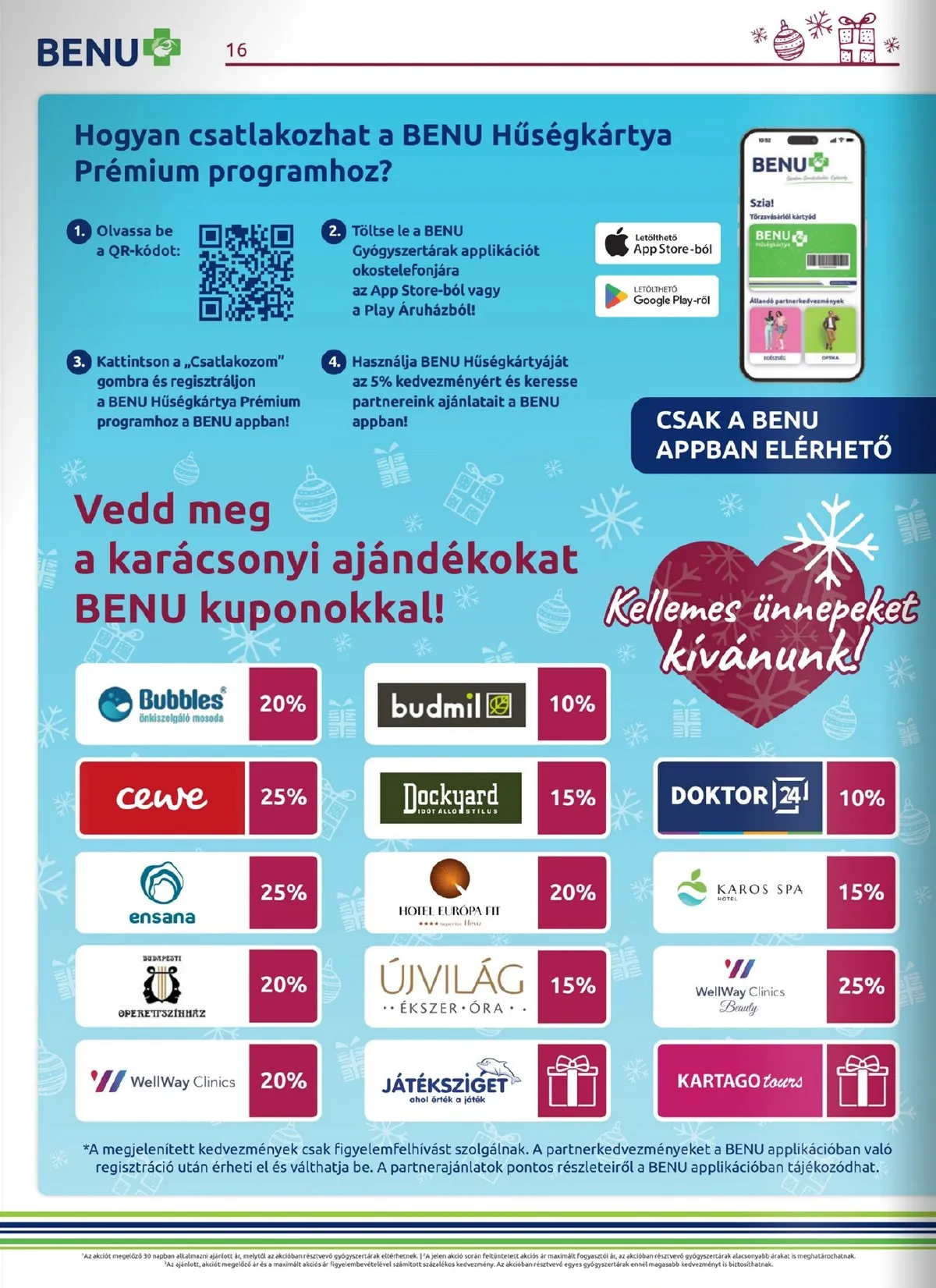 BENU akciós újság 12.01–12.31 – 16. oldal