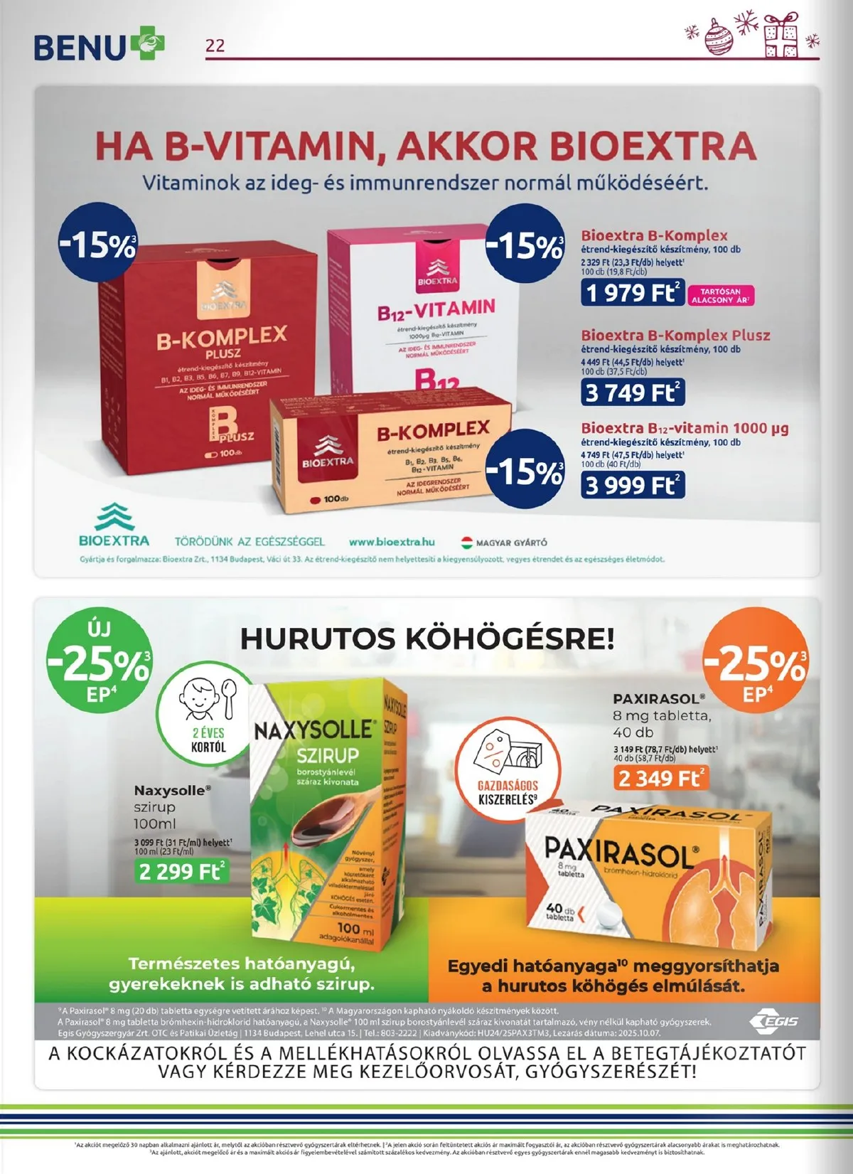 BENU akciós újság 12.01–12.31 – 22. oldal