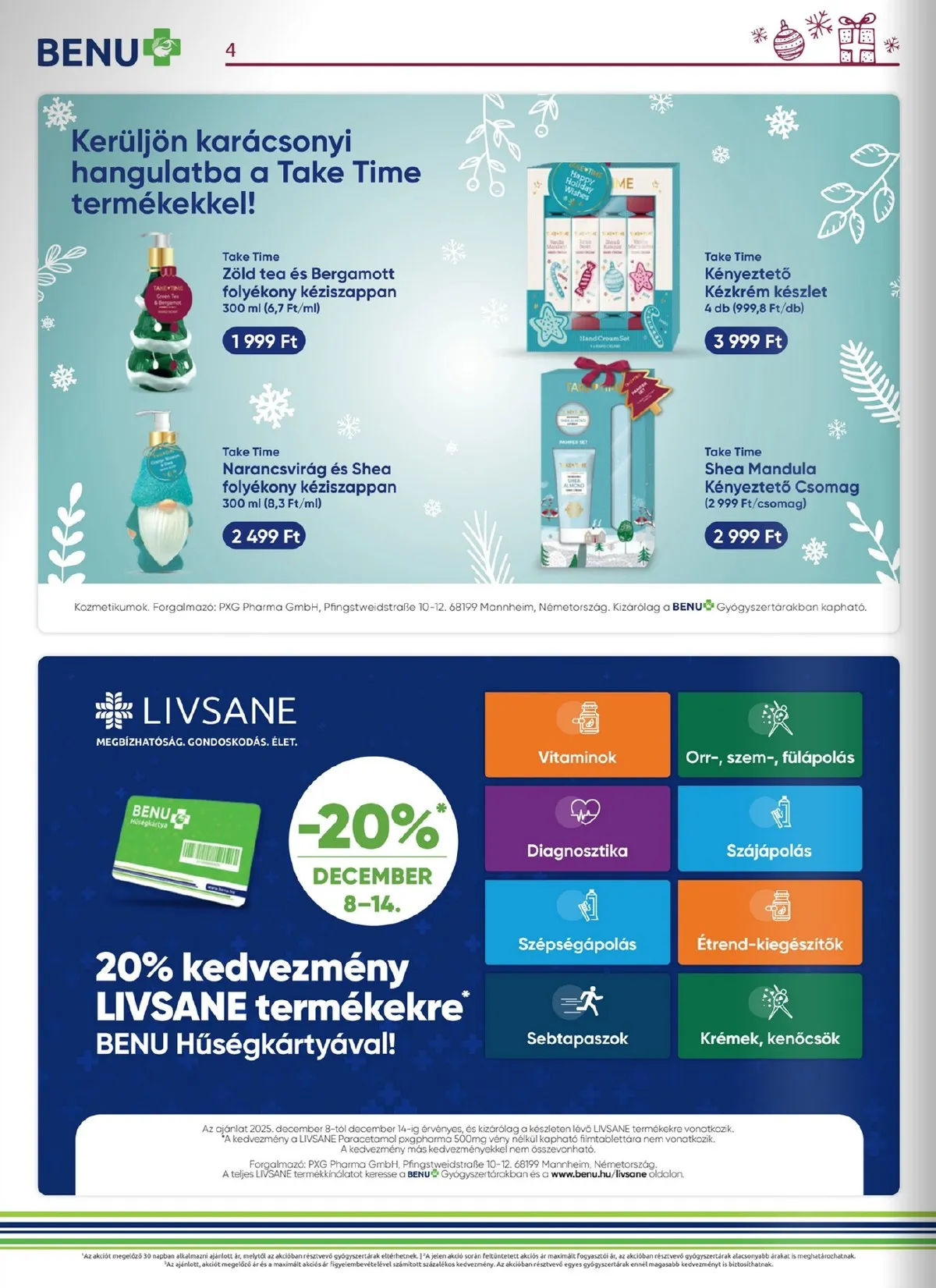 BENU akciós újság 12.01–12.31 – 4. oldal