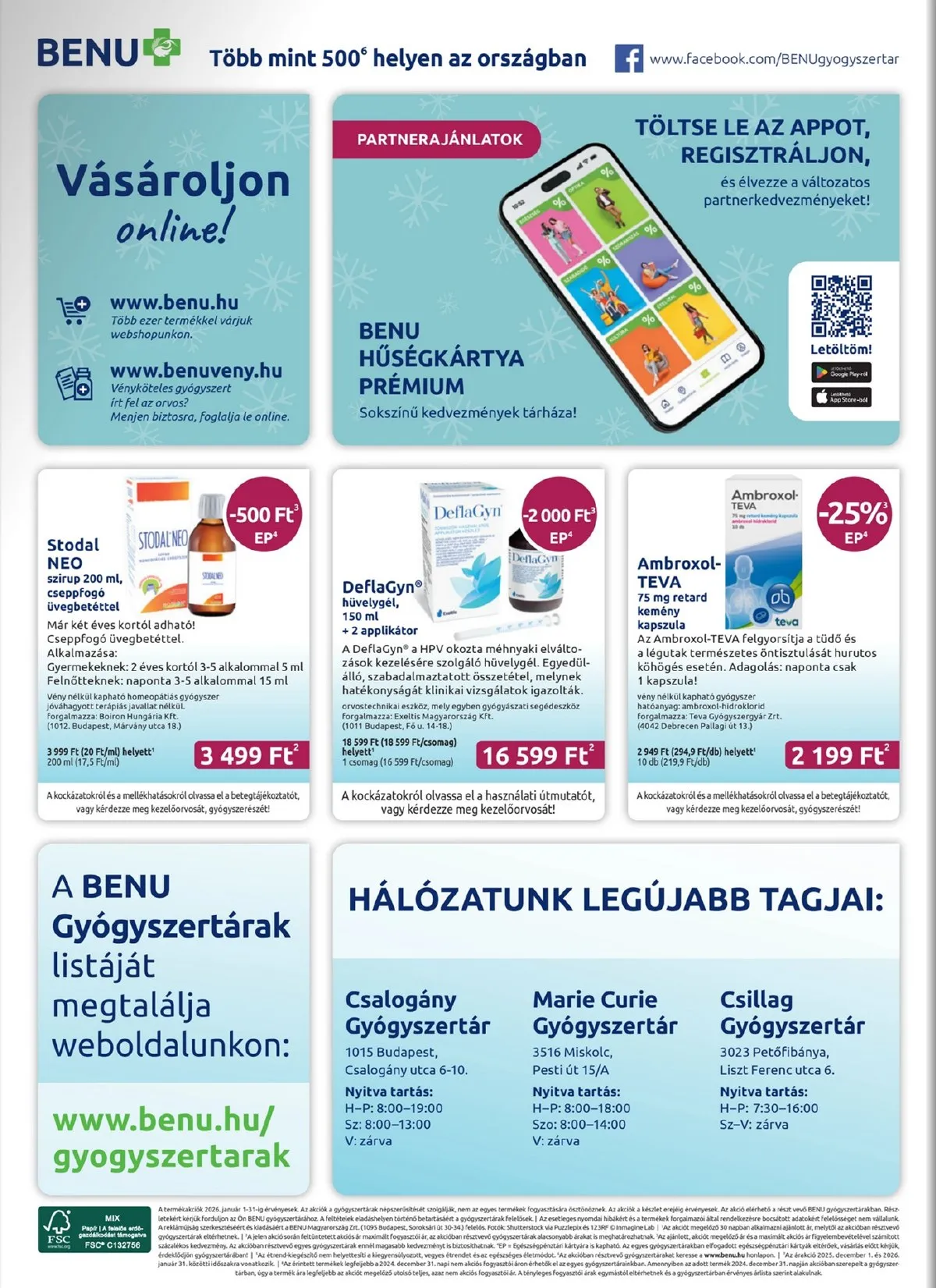 BENU akciós újság 01.01–01.31 – 28. oldal