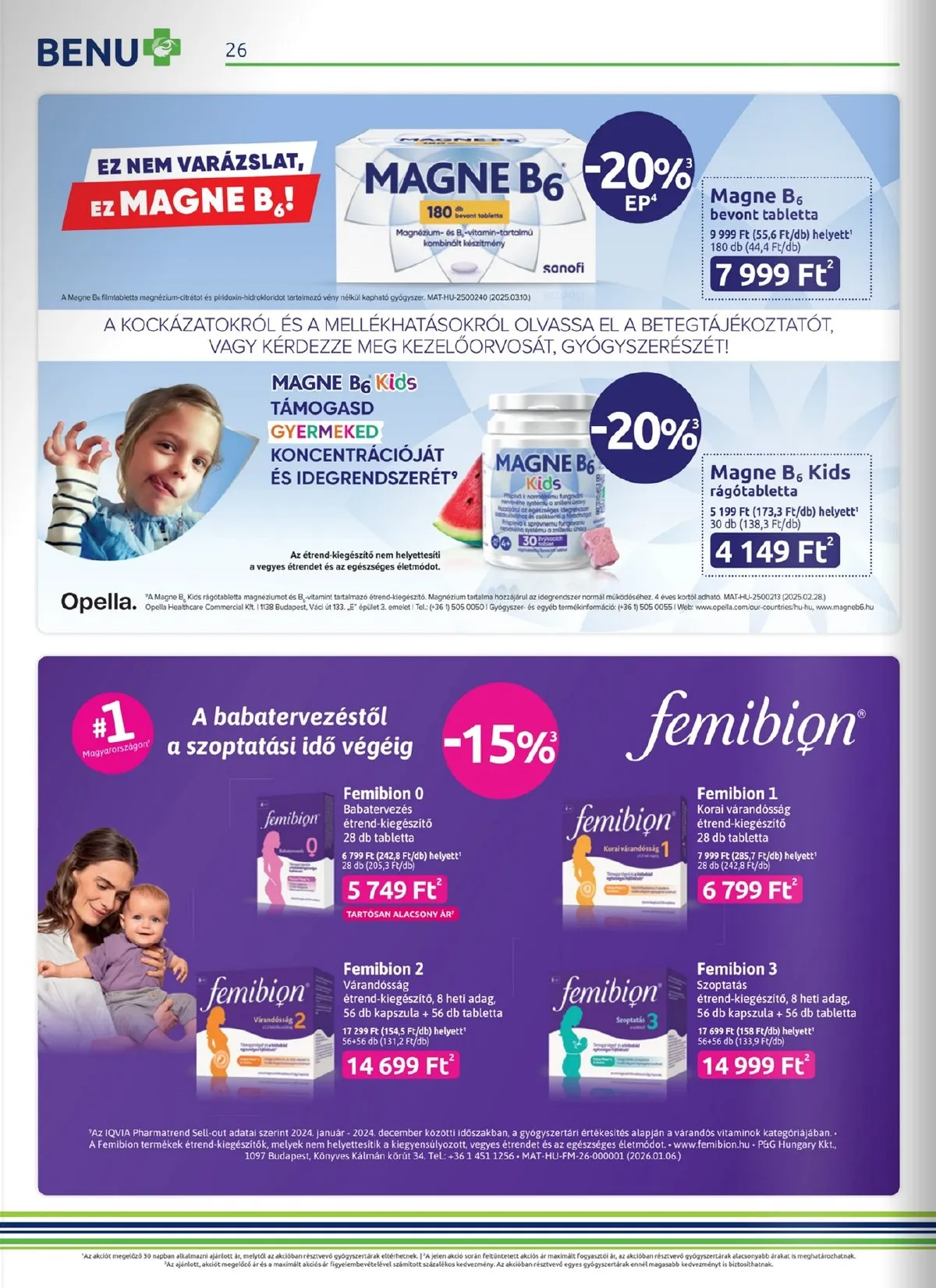 BENU akciós újság 02.01–02.28 – 26. oldal