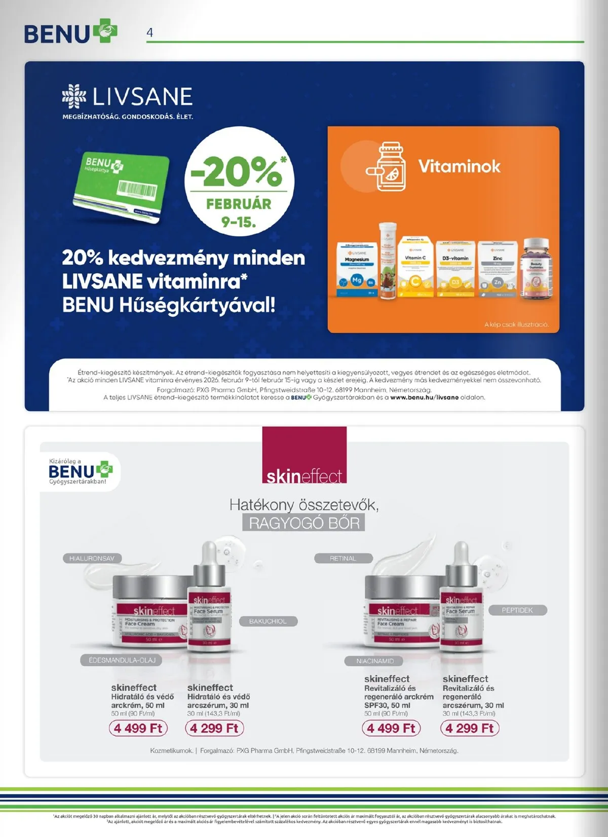 BENU akciós újság 02.01–02.28 – 4. oldal