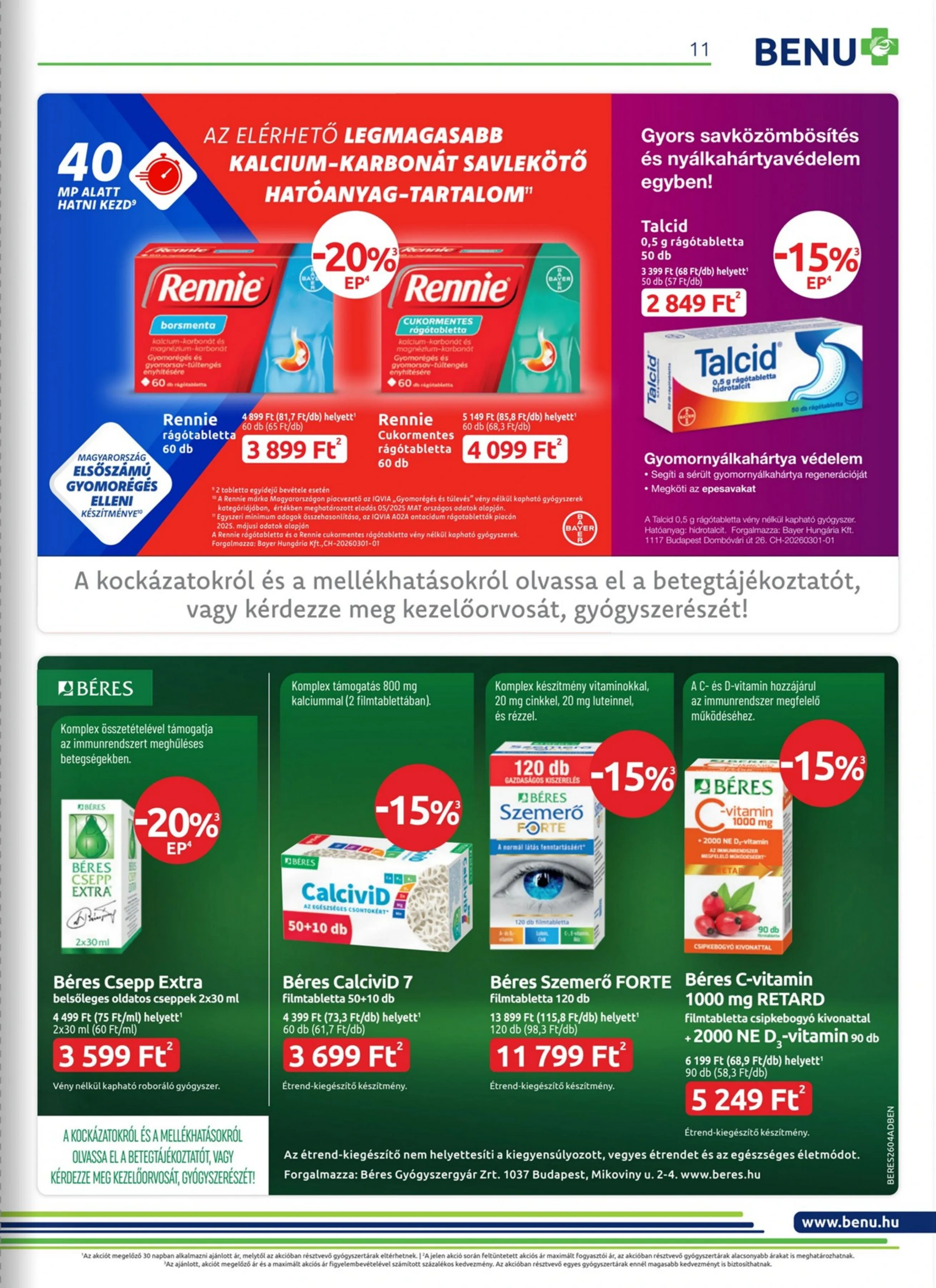 BENU akciós újság 04.01–04.30 – 11. oldal