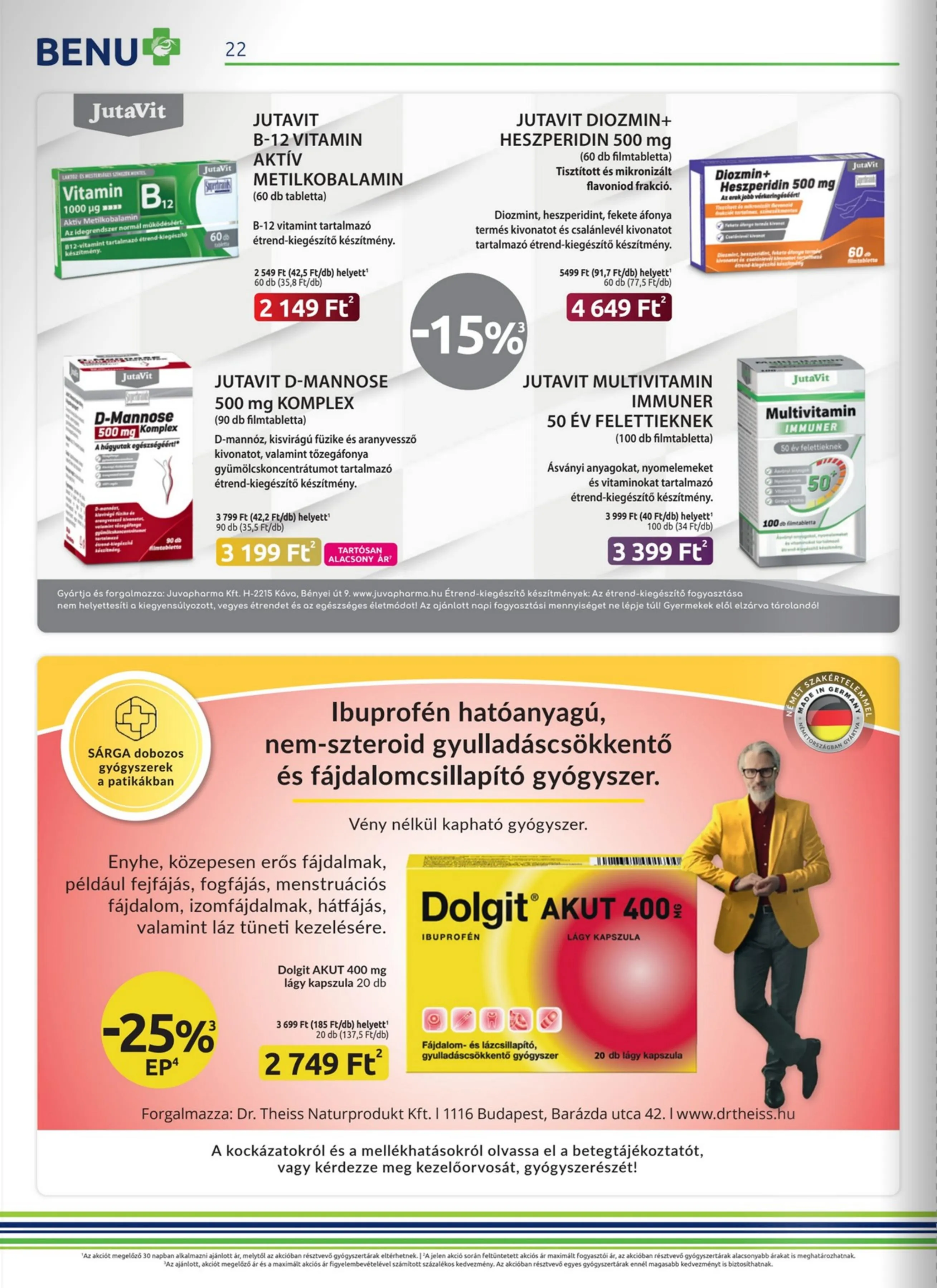 BENU akciós újság 04.01–04.30 – 22. oldal