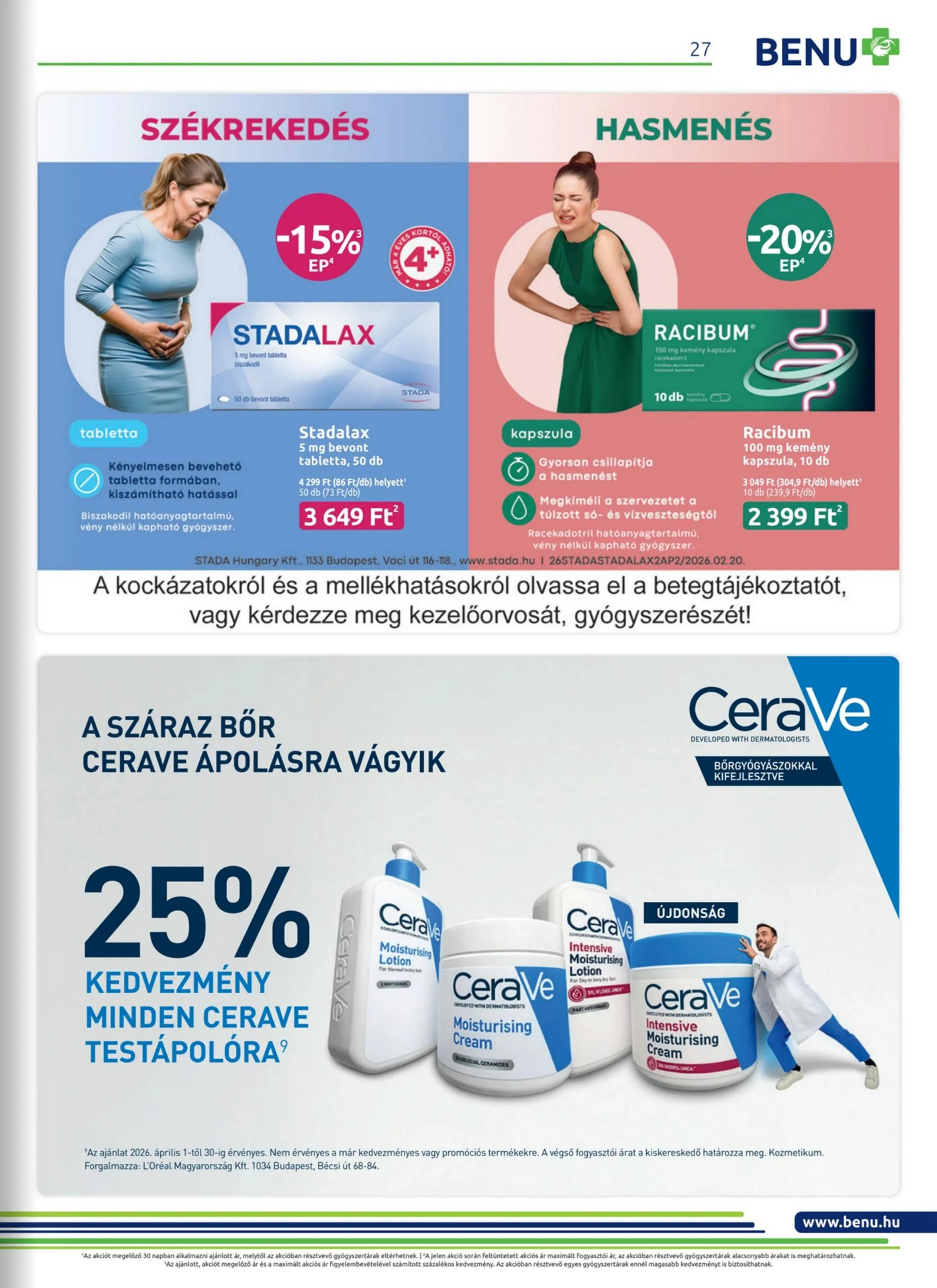 BENU akciós újság 04.01–04.30 – 27. oldal