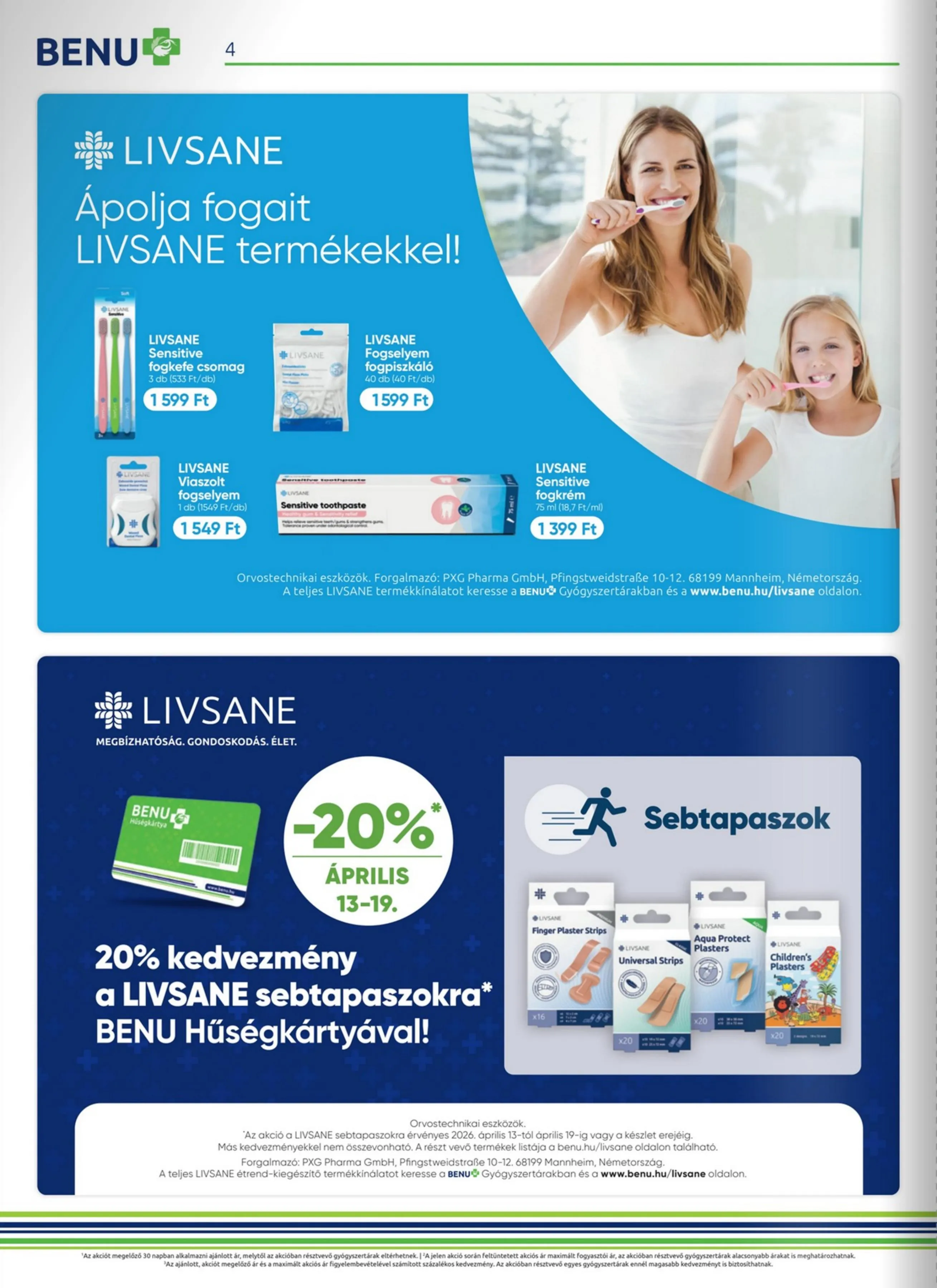 BENU akciós újság 04.01–04.30 – 4. oldal
