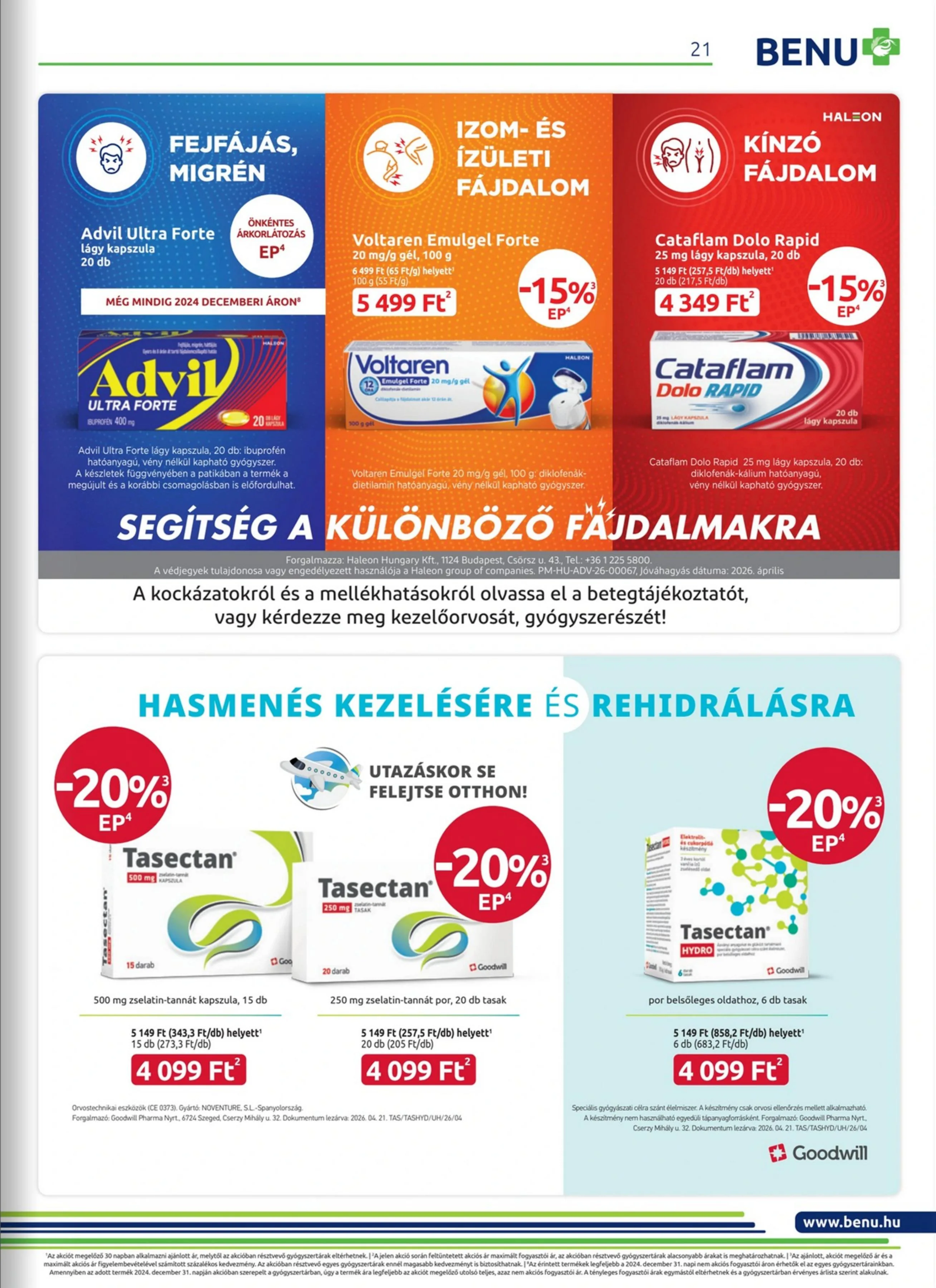 BENU akciós újság 06.01–06.30 – 21. oldal
