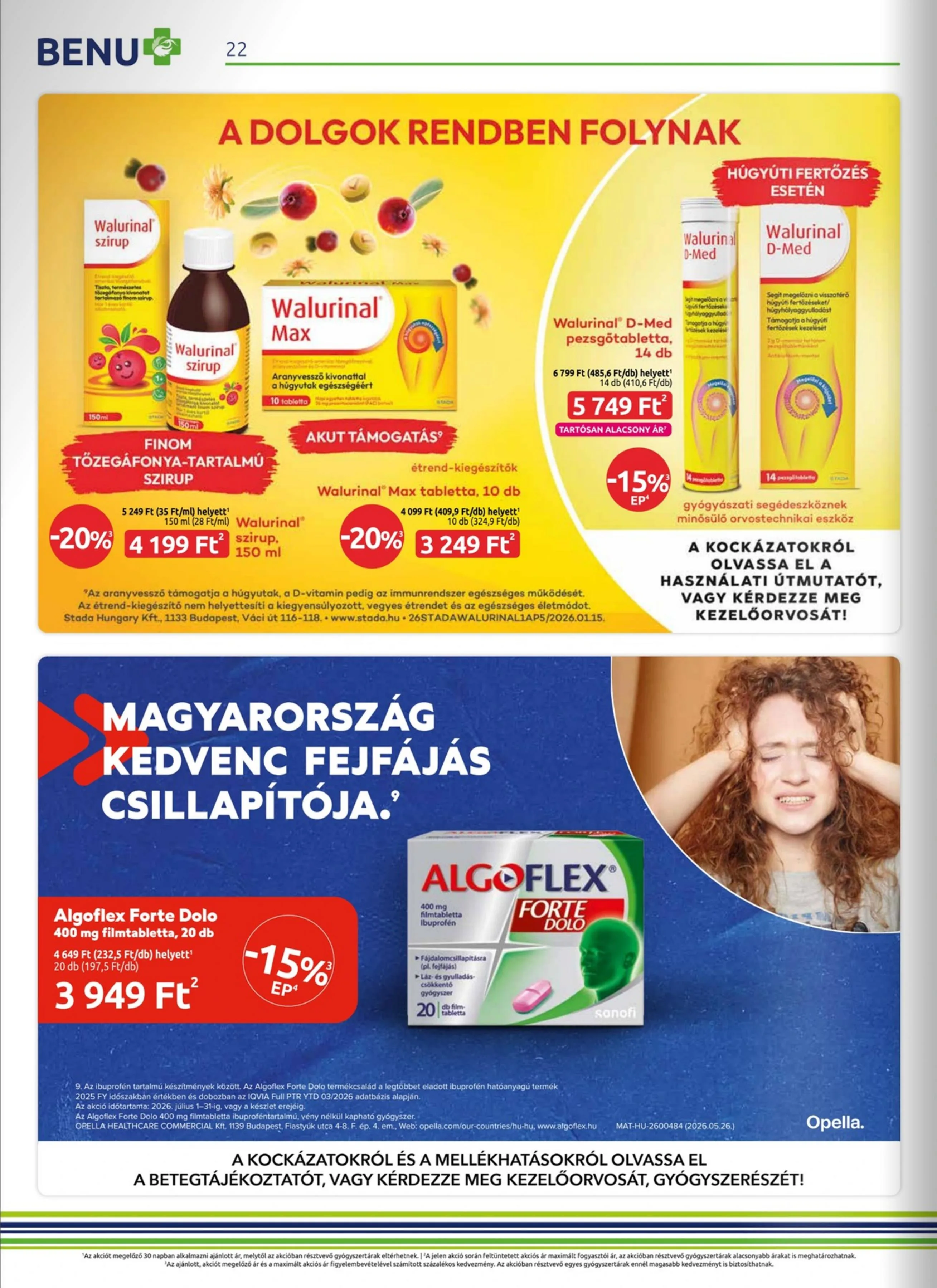 BENU akciós újság 07.01–07.30 – 22. oldal