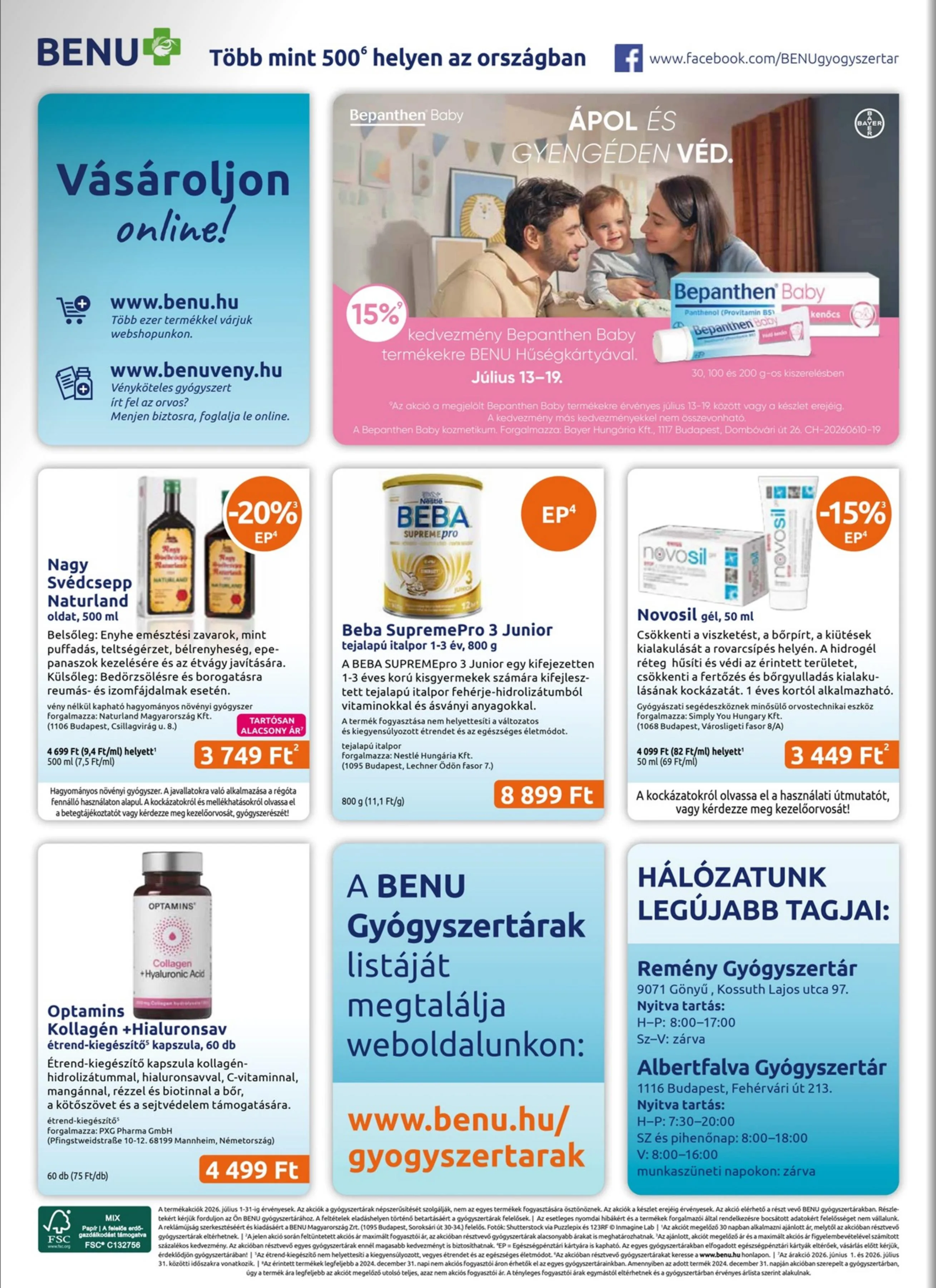 BENU akciós újság 07.01–07.30 – 28. oldal