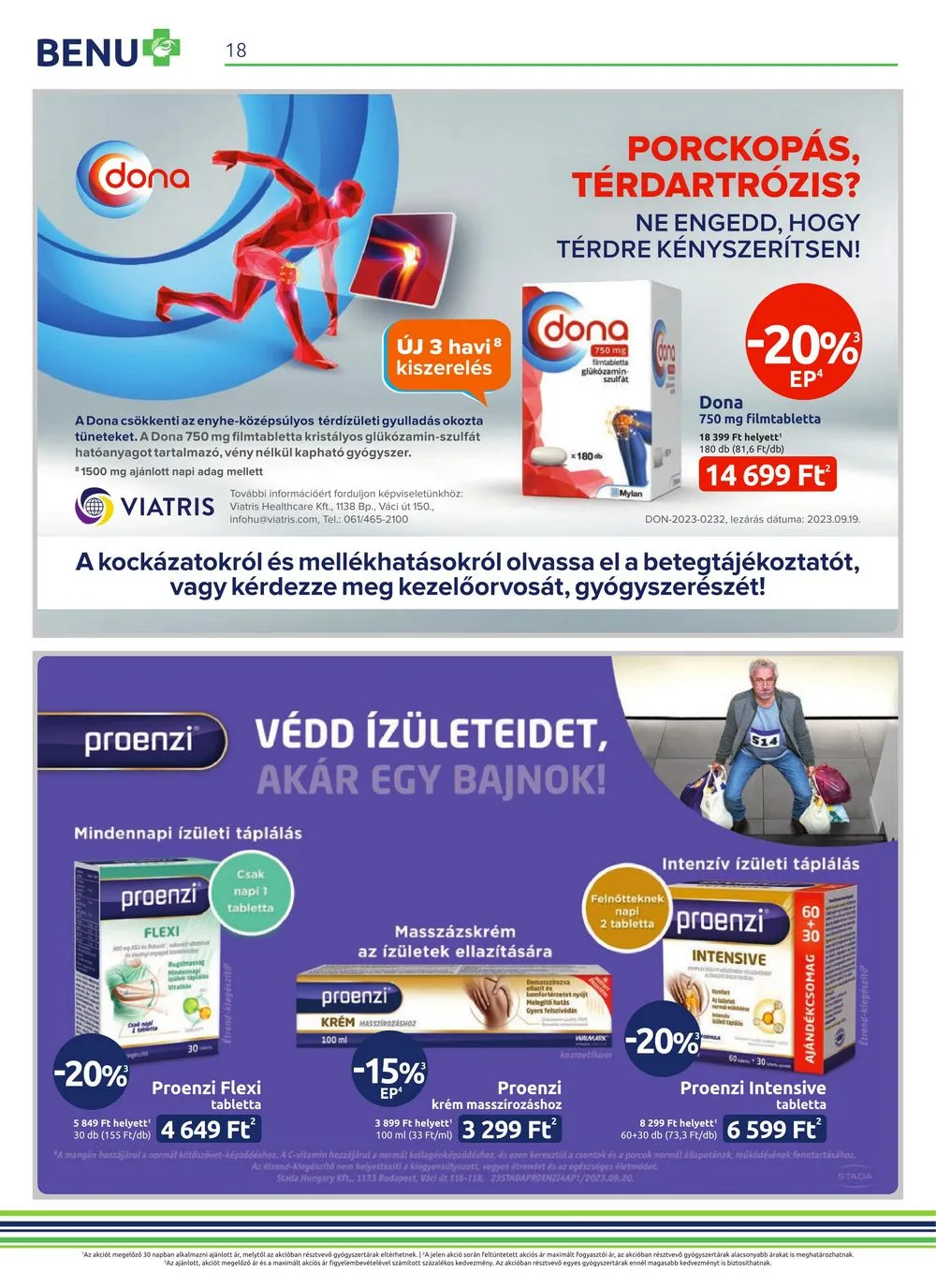 BENU akciós újság Gyogyszertar 11.01–11.30 – 18. oldal
