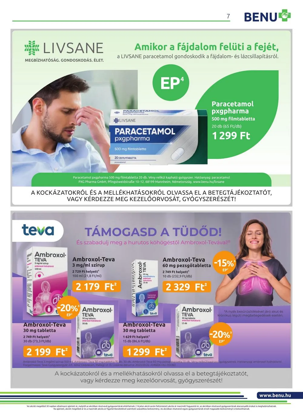 BENU akciós újság Gyogyszertar 11.01–11.30 – 7. oldal