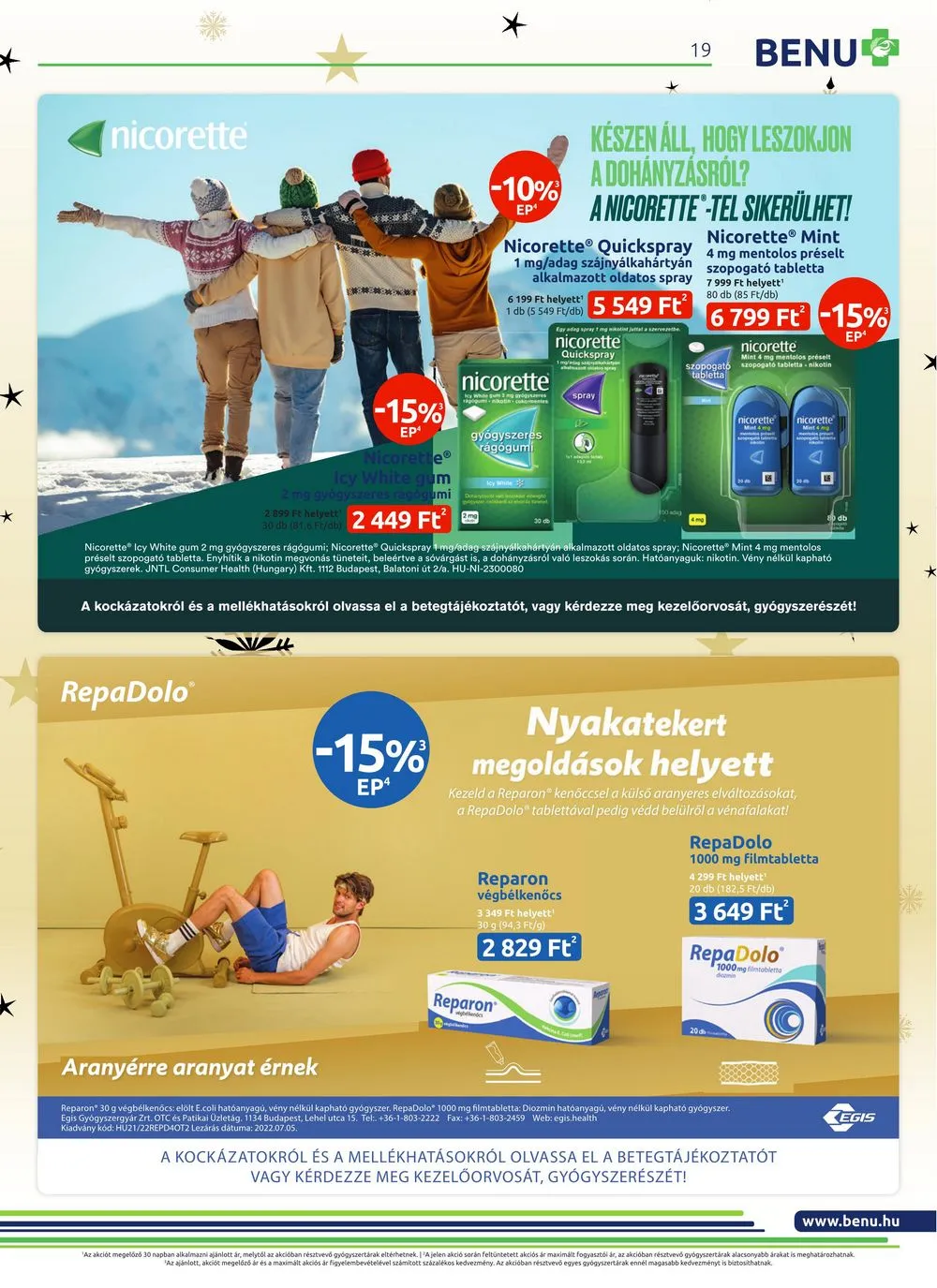 BENU akciós újság Gyogyszertar 12.01–12.31 – 19. oldal