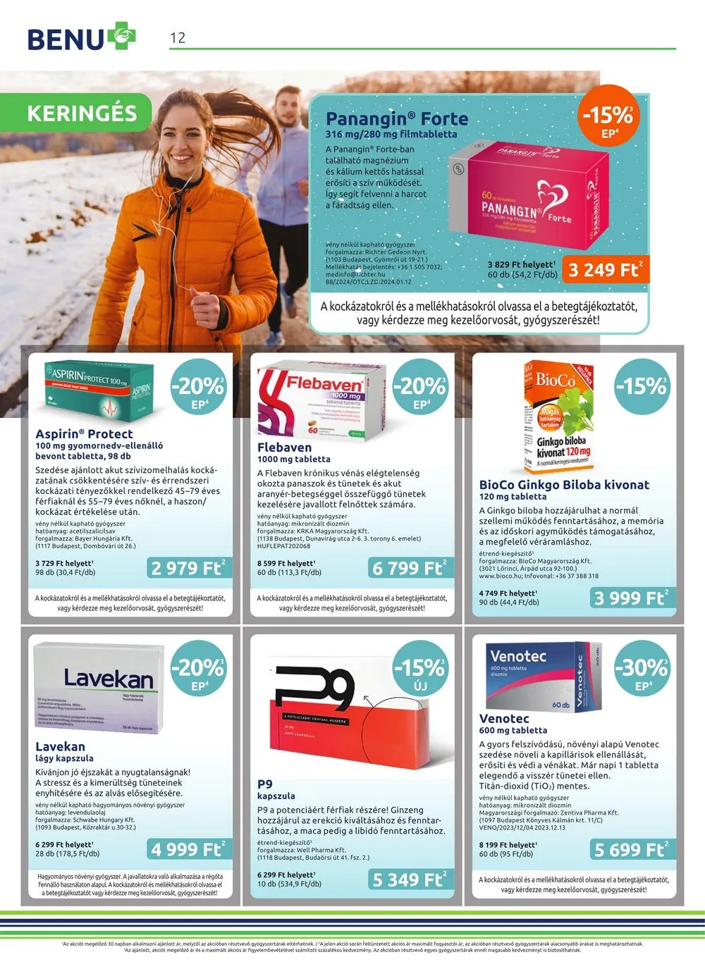 BENU akciós újság Gyogyszertar 02.01–02.29 – 12. oldal