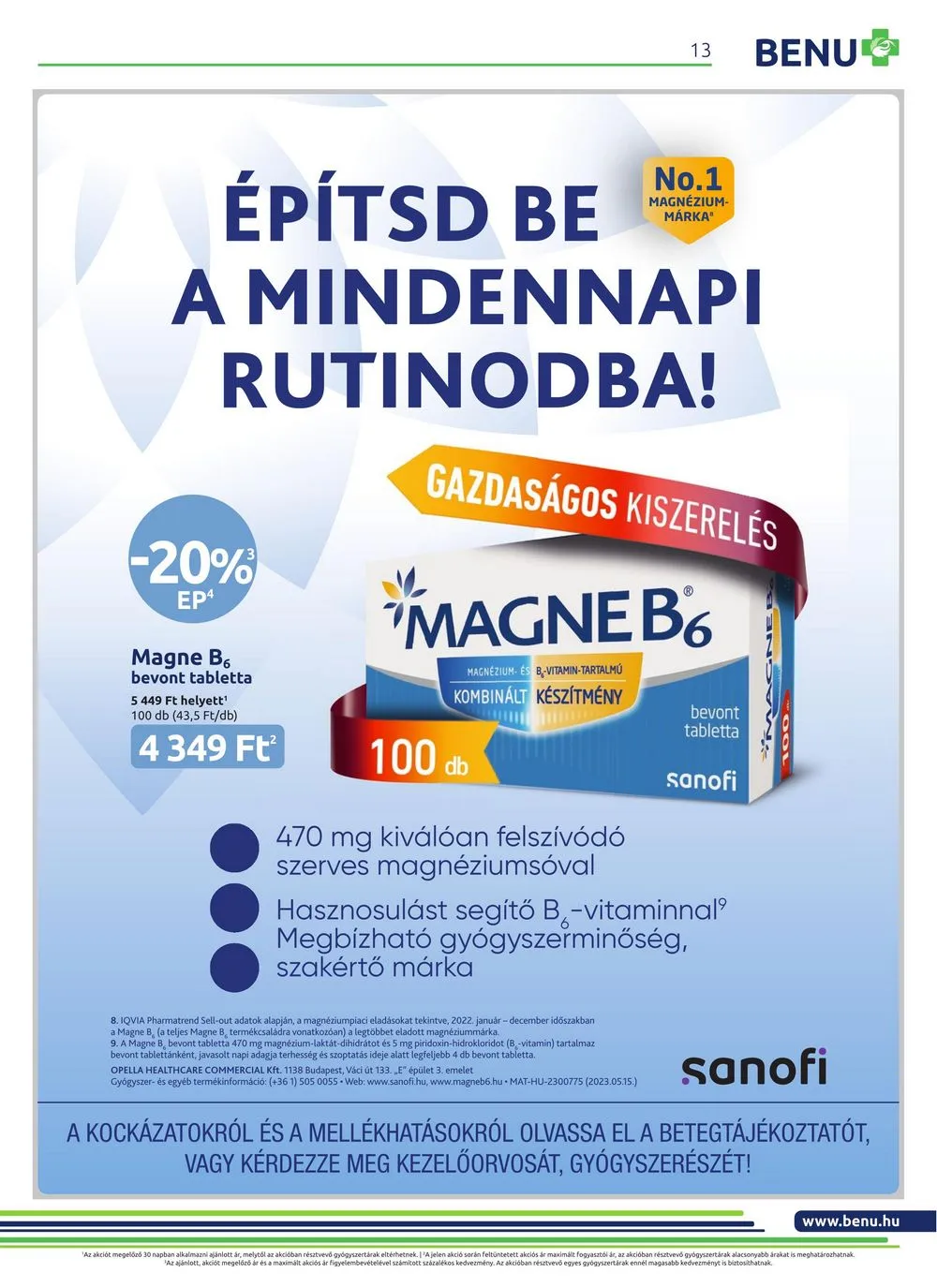BENU akciós újság Gyogyszertar 02.01–02.29 – 13. oldal