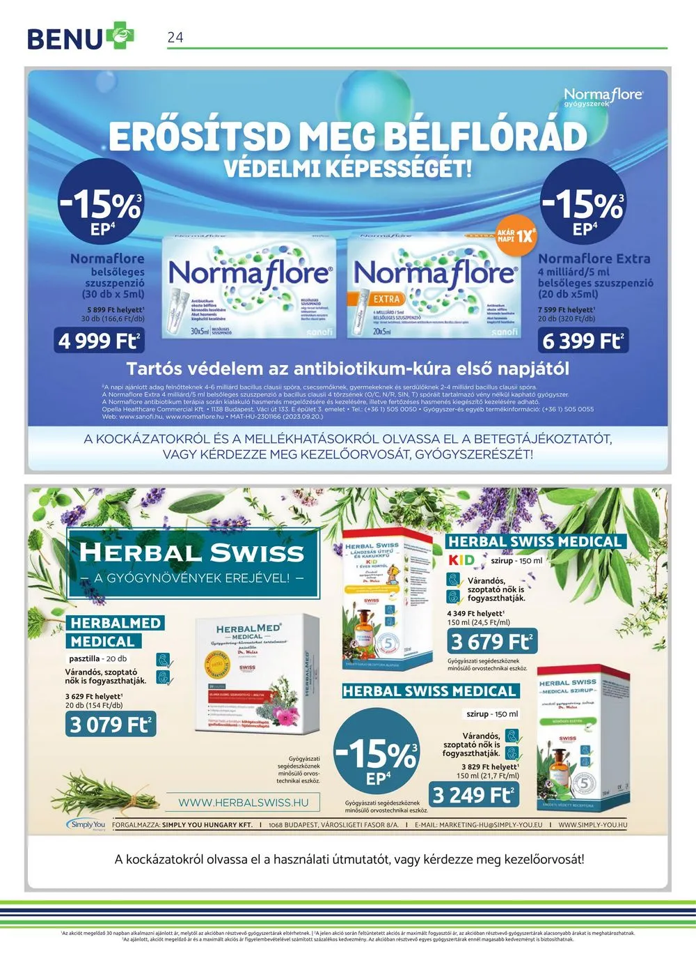 BENU akciós újság Gyogyszertar 02.01–02.29 – 24. oldal