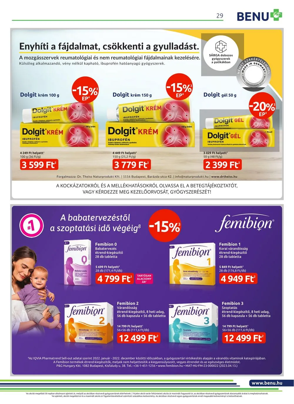 BENU akciós újság Gyogyszertar 02.01–02.29 – 29. oldal