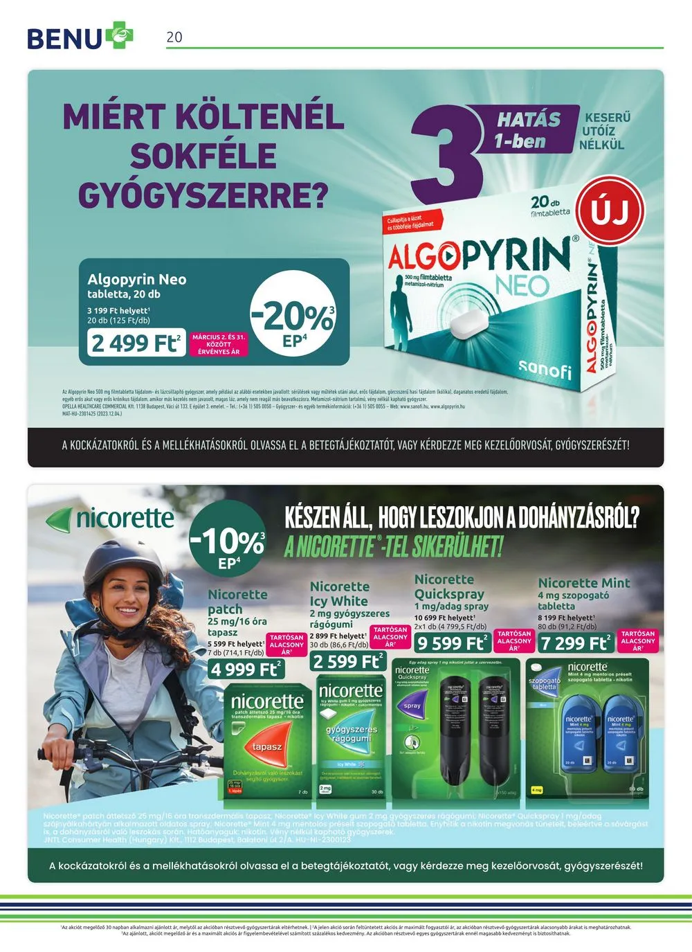 BENU akciós újság Gyogyszertar 03.01–03.31 – 20. oldal