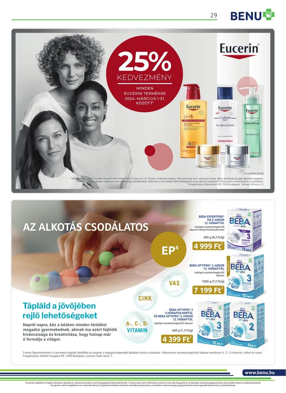 BENU akciós újság Gyogyszertar 03.01–03.31 – 29. oldal