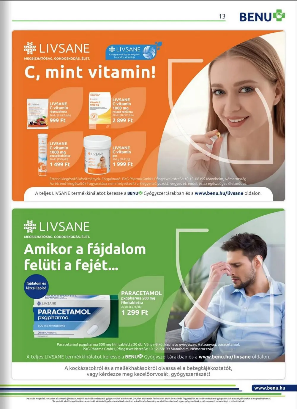 BENU akciós újság Gyogyszertar 04.01–04.30 – 13. oldal