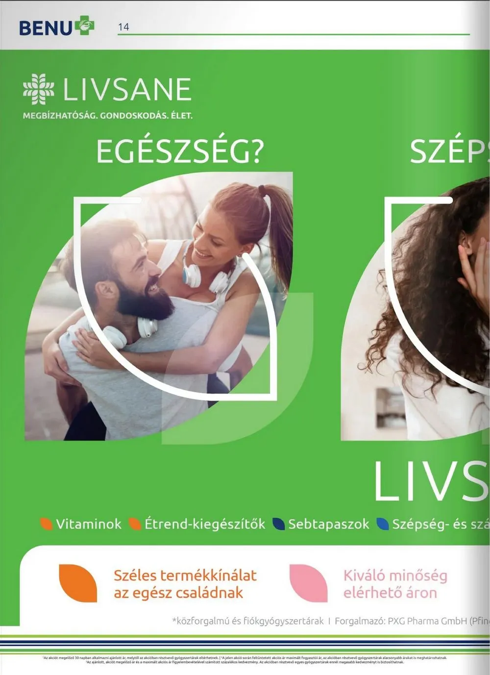 BENU akciós újság Gyogyszertar 04.01–04.30 – 14. oldal
