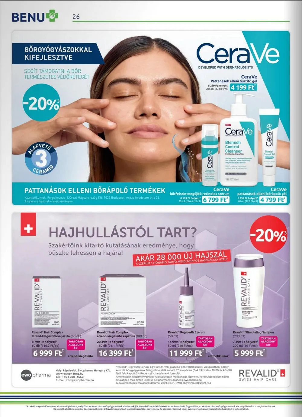 BENU akciós újság Gyogyszertar 04.01–04.30 – 26. oldal