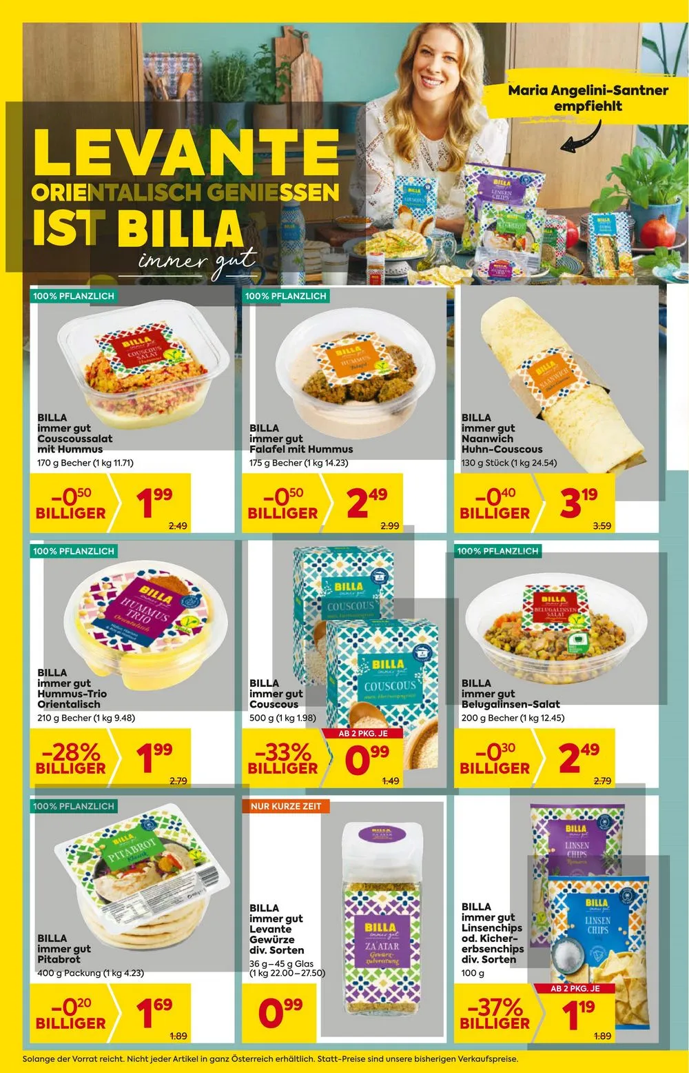 Billa akciós újság 08.22–08.28 – 4. oldal