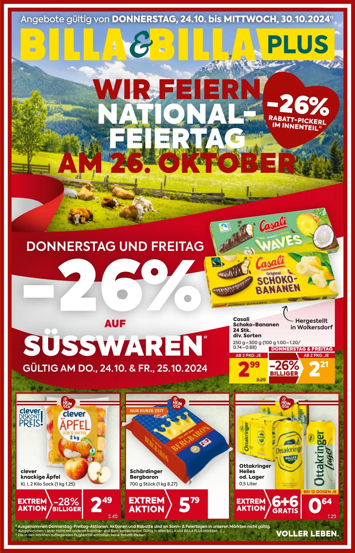 Billa akciós újság 10.24–10.30