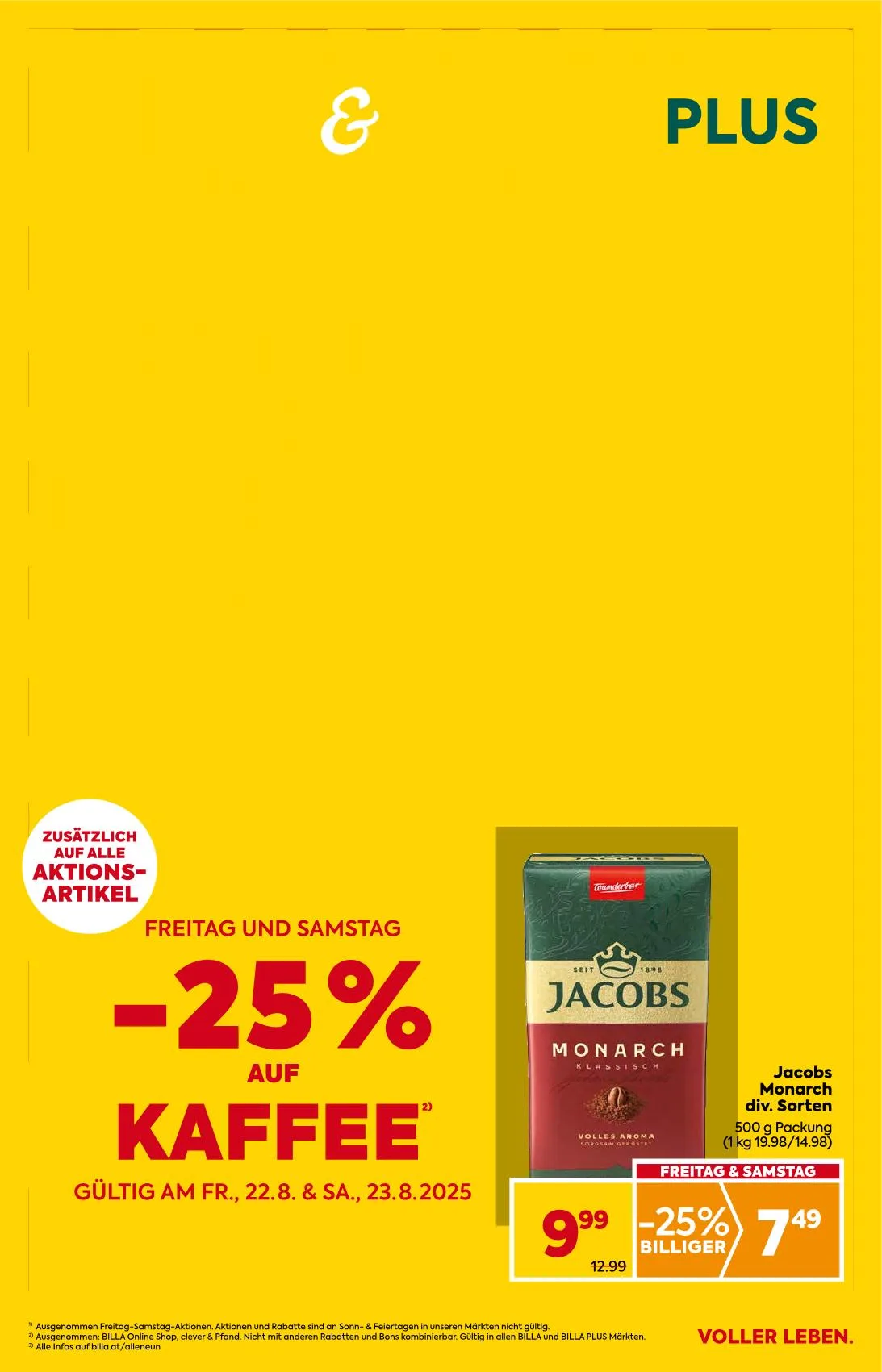 Billa akciós újság And billa plus 08.21–08.27