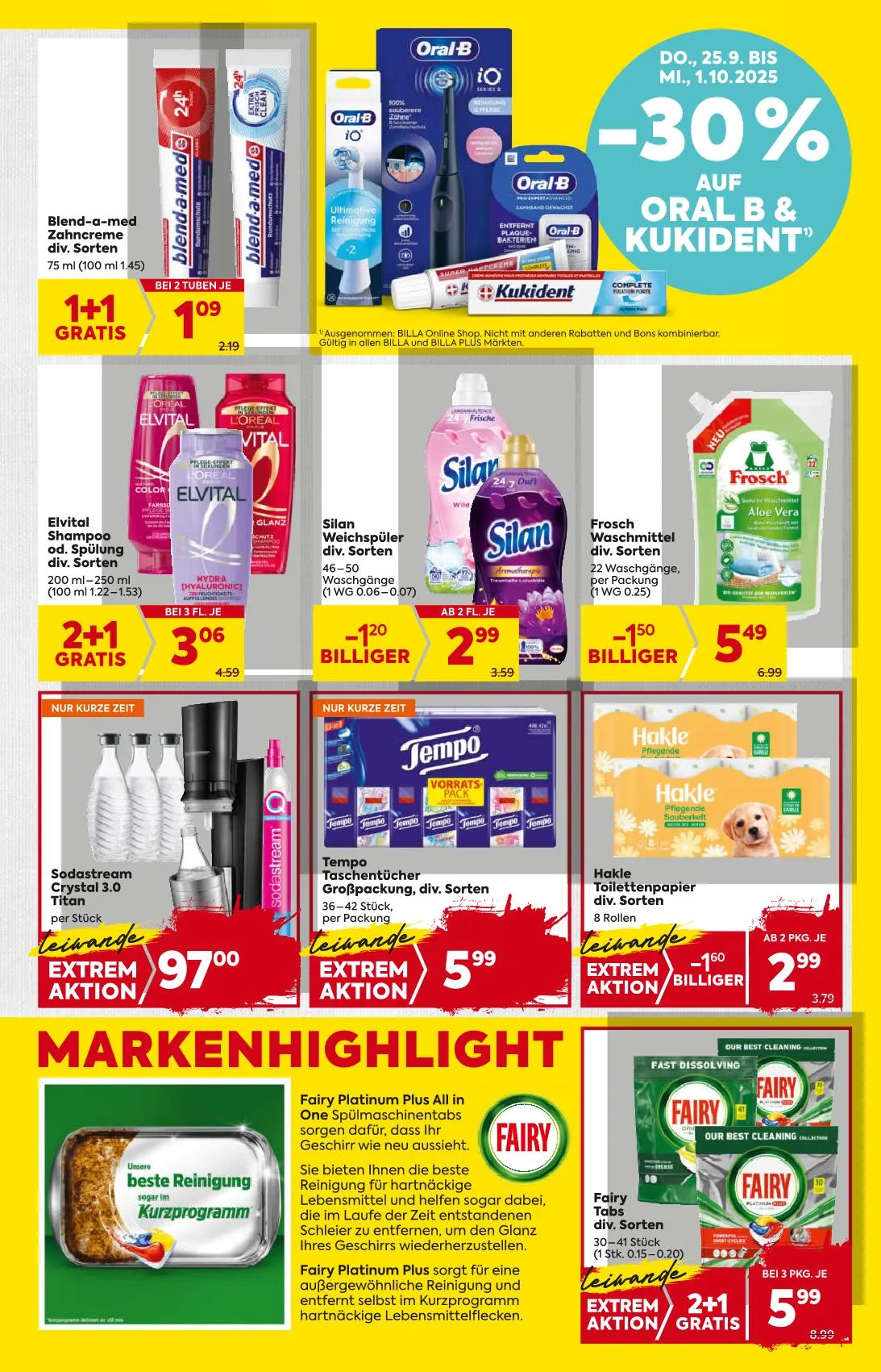 Billa akciós újság And billa plus 09.25–10.01 – 7. oldal