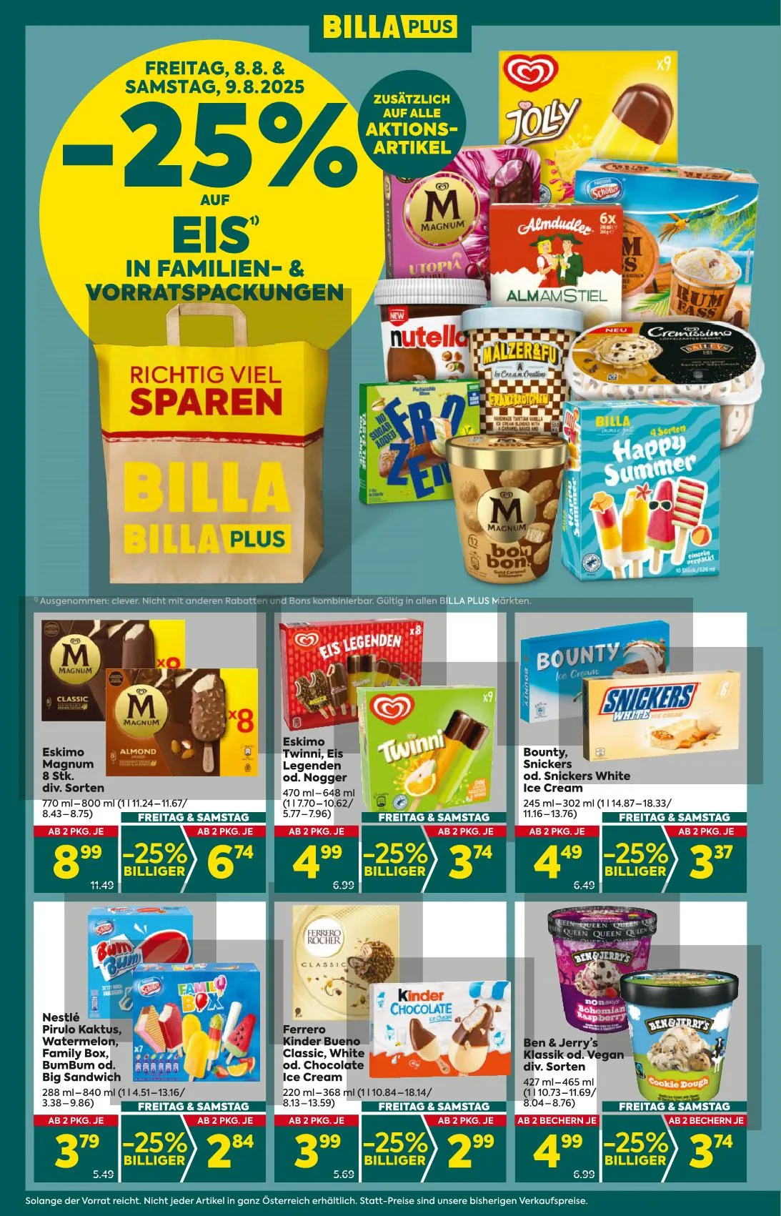 Billa akciós újság Plus 08.07–08.13 – 9. oldal