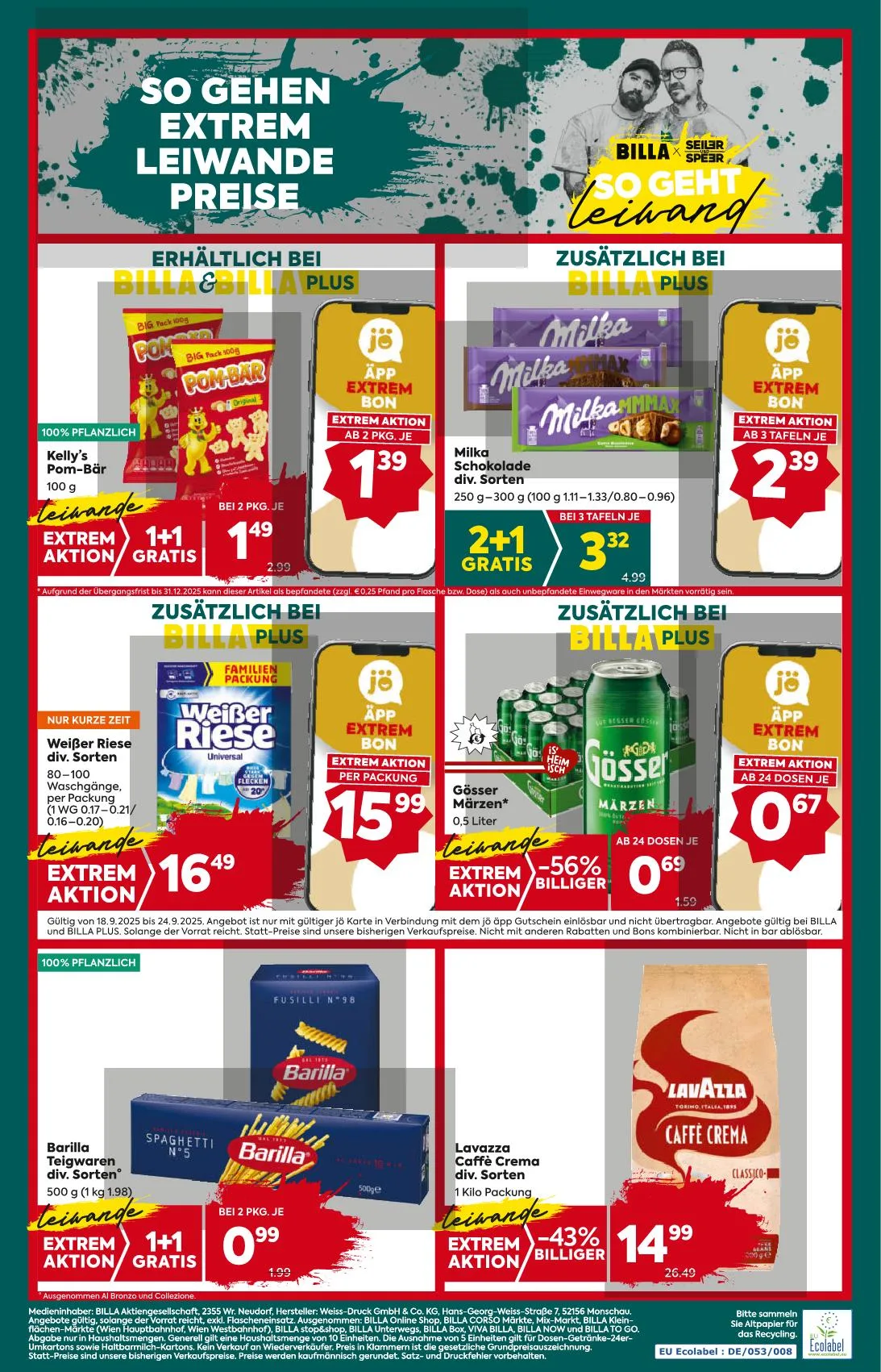 Billa akciós újság Plus 09.18–09.24 – 8. oldal