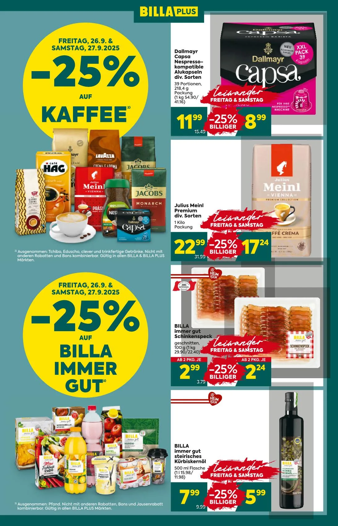 Billa akciós újság Plus 09.25–10.01 – 10. oldal