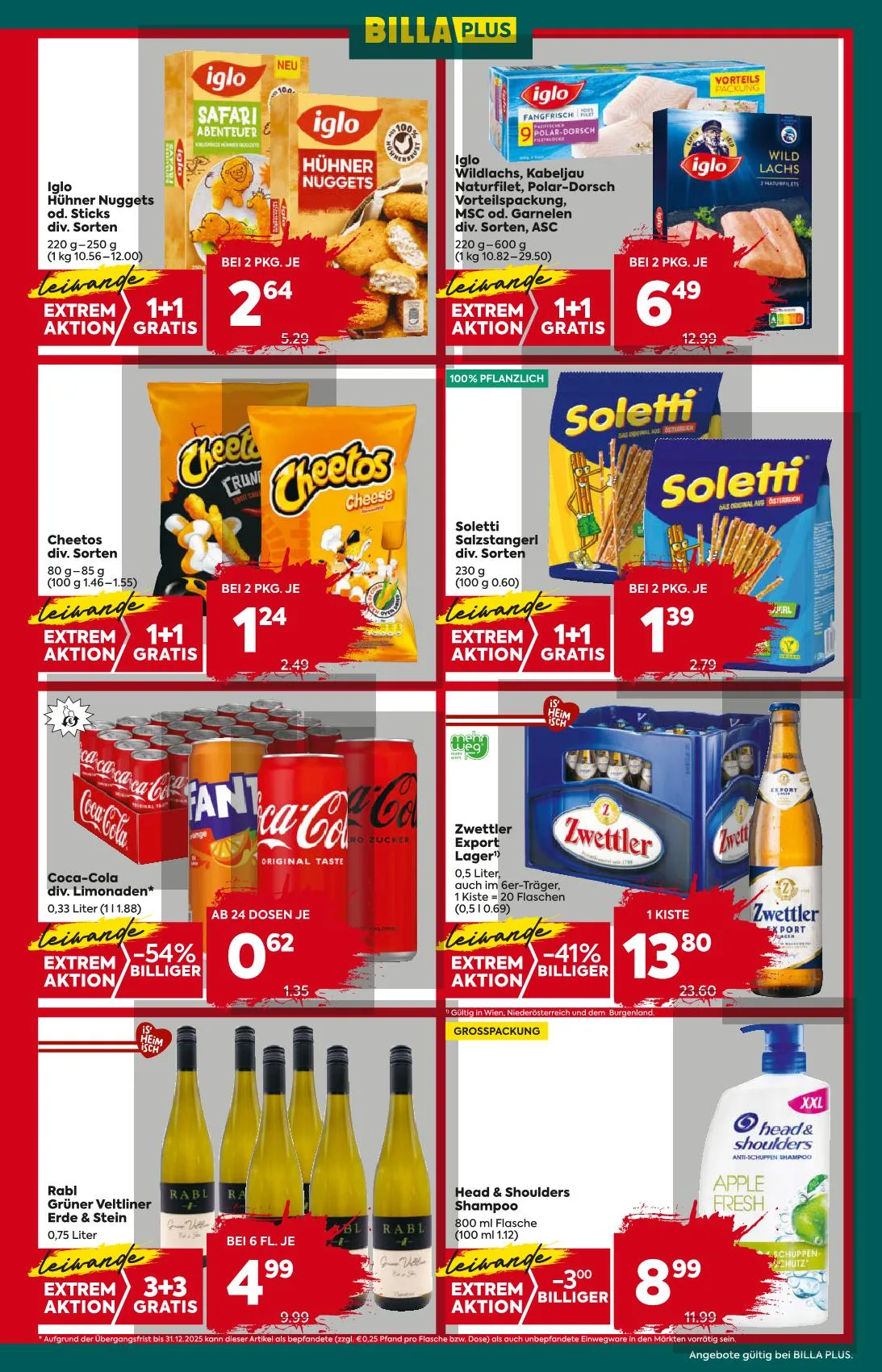 Billa akciós újság Plus 09.25–10.01 – 12. oldal