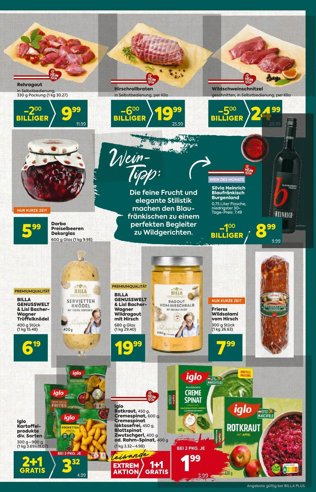 Billa akciós újság Plus 09.25–10.01 – 14. oldal