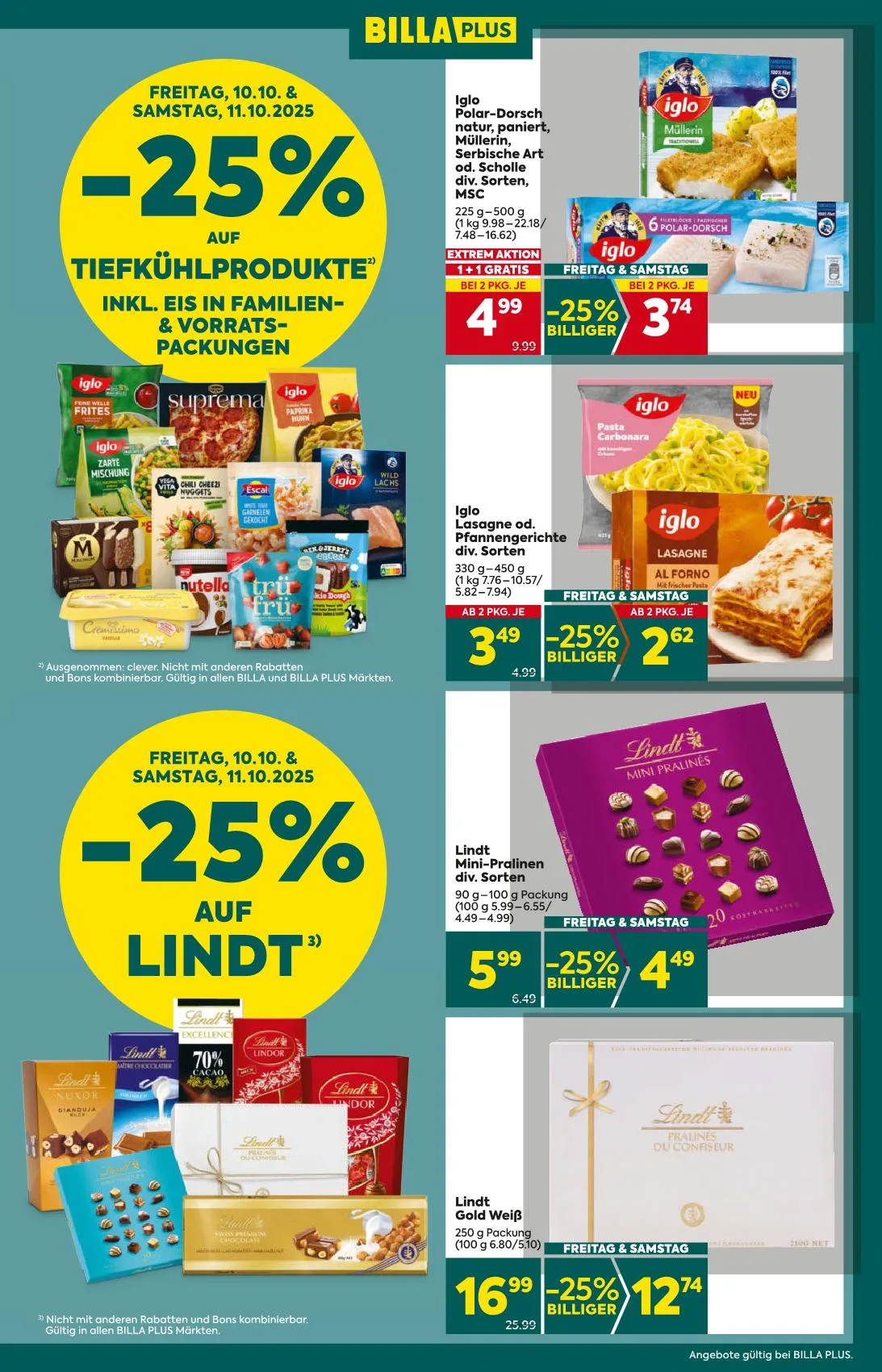 Billa akciós újság Plus 10.09–10.15 – 10. oldal