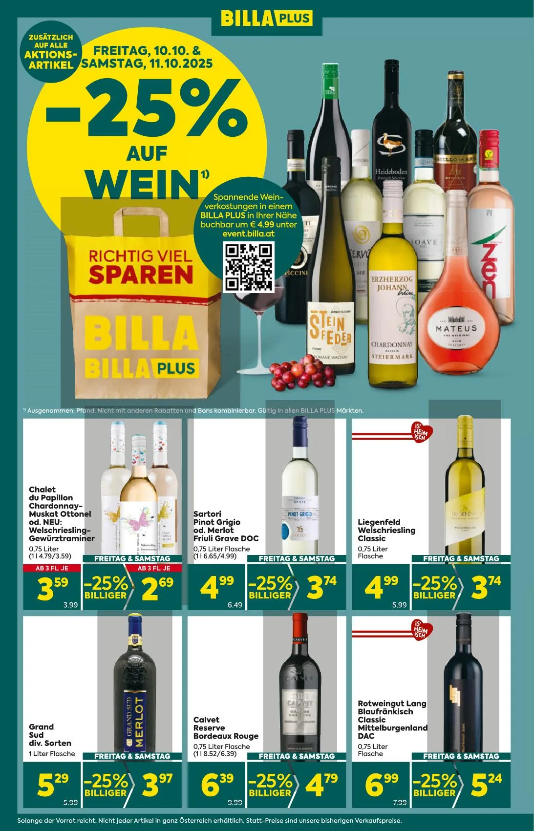 Billa akciós újság Plus 10.09–10.15 – 9. oldal
