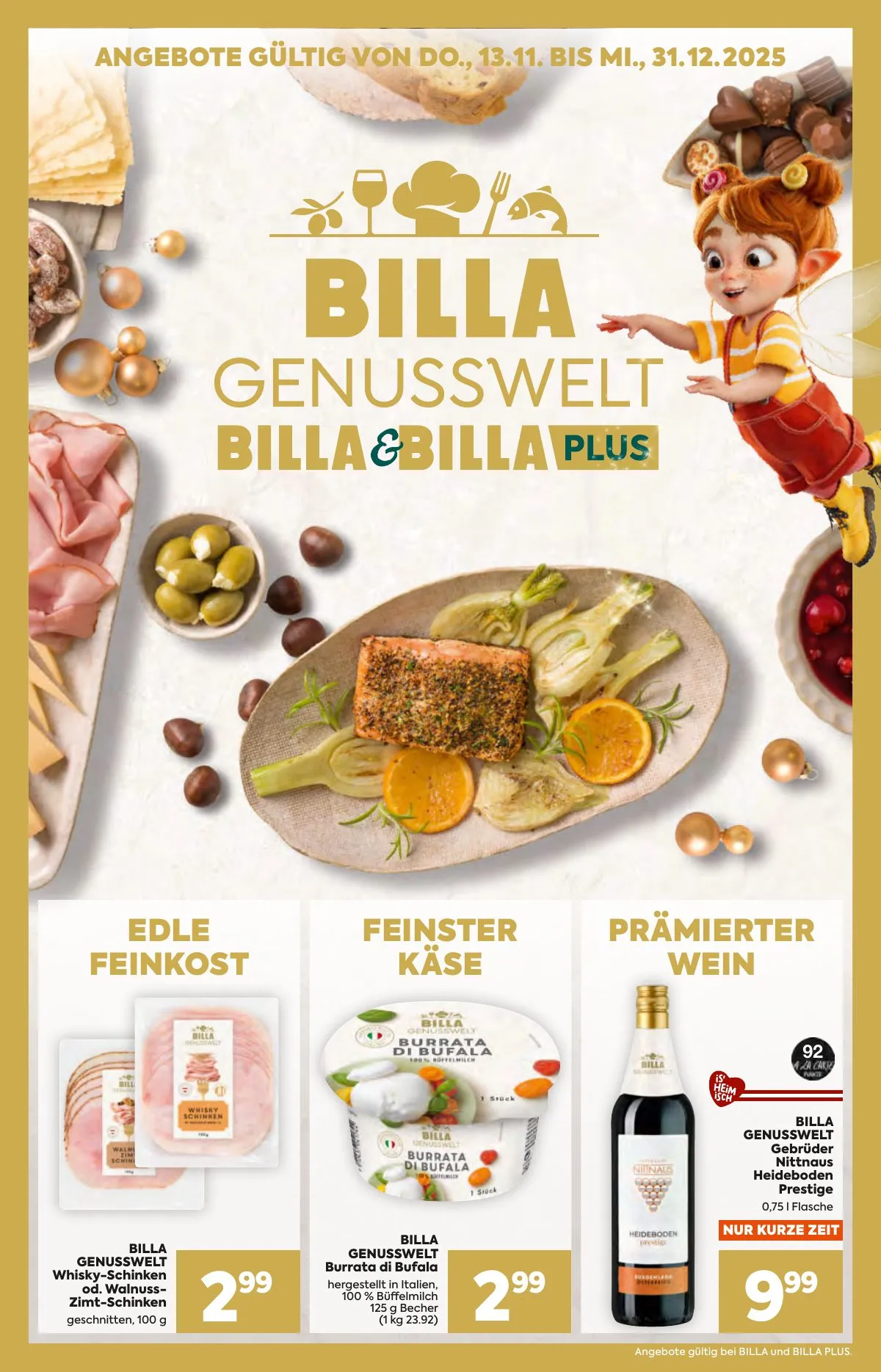 Billa akciós újság Unnepek 11.13–12.31