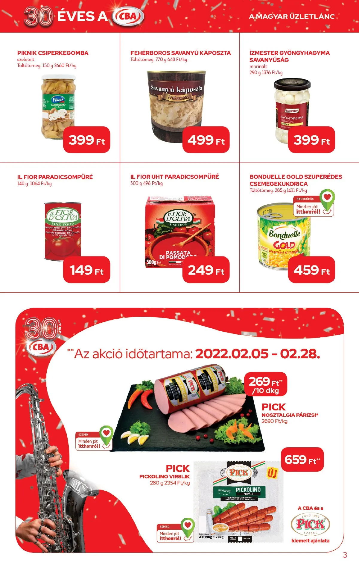 CBA akciós újság 02.17–02.23 – 3. oldal