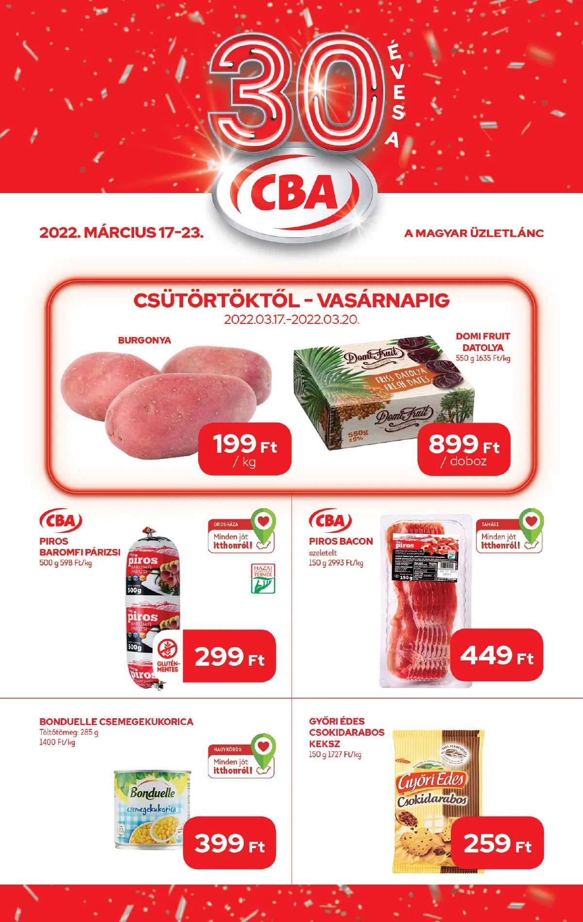 CBA akciós újság 03.17–03.23