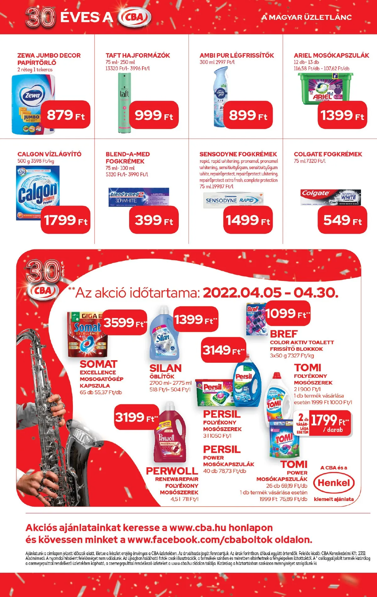 CBA akciós újság 04.07–04.16 – 8. oldal
