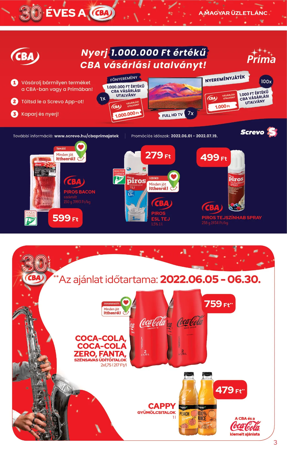 CBA akciós újság 06.16–06.22 – 3. oldal