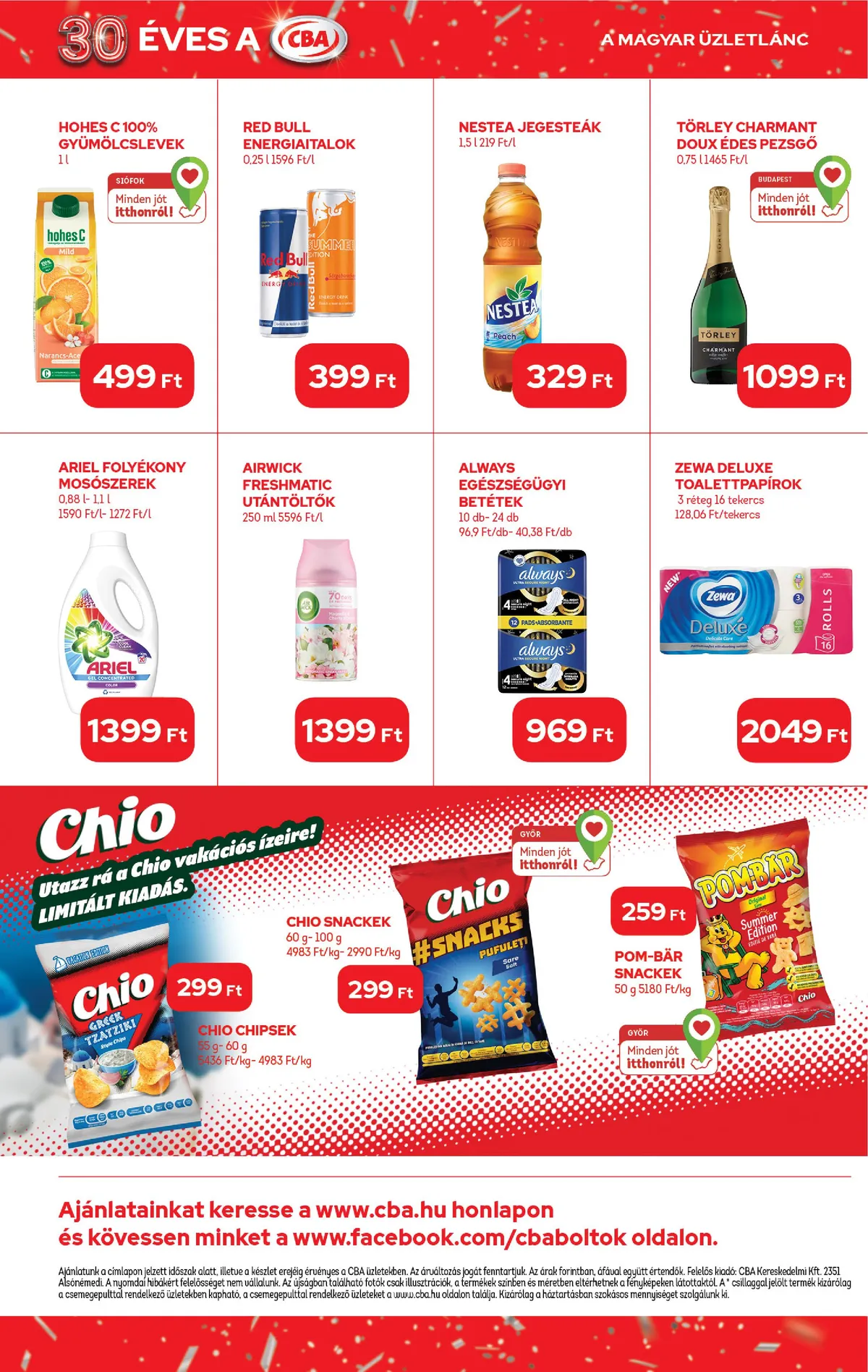 CBA akciós újság 06.16–06.22 – 4. oldal
