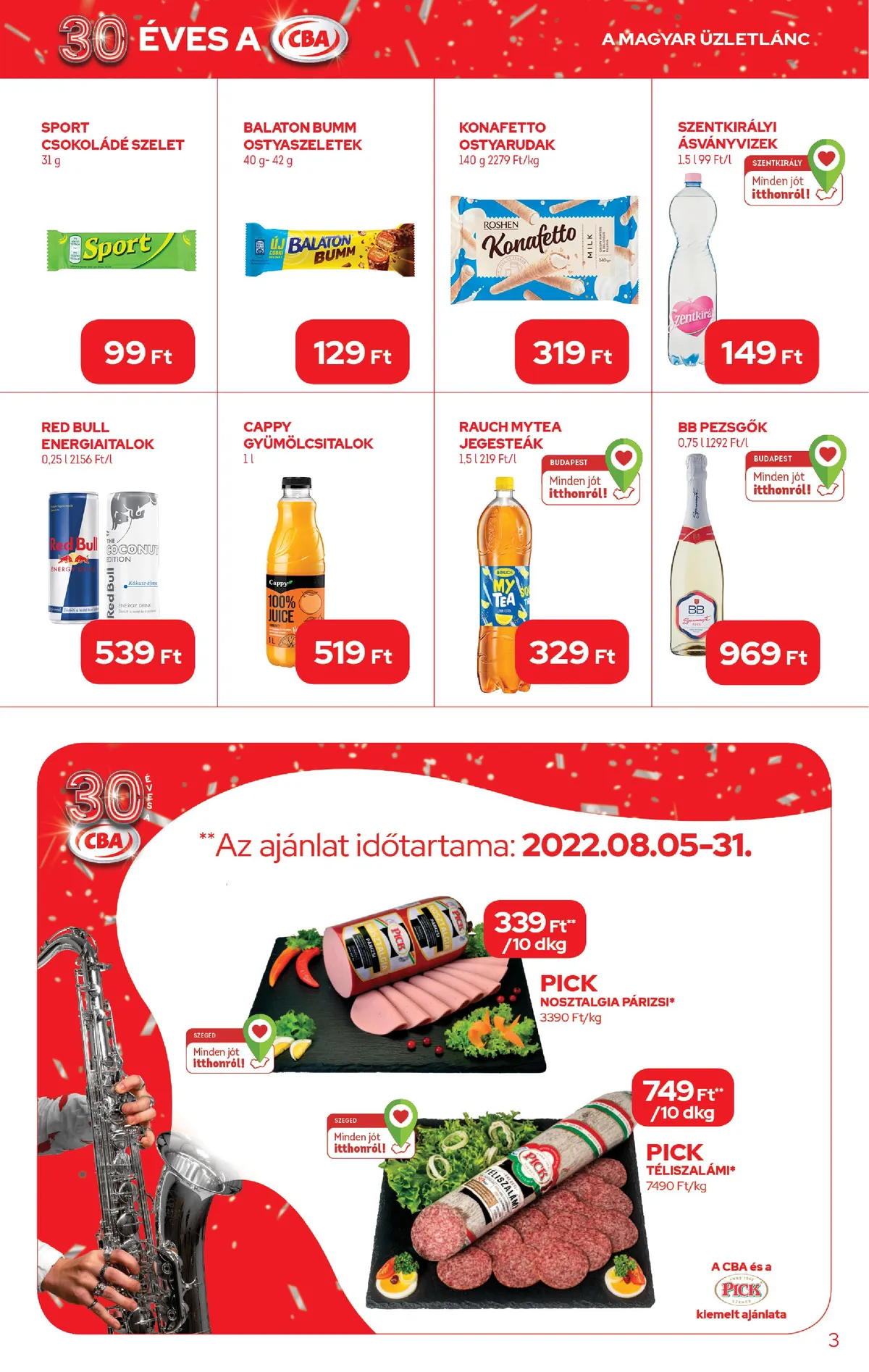 CBA akciós újság 08.18–08.24 – 3. oldal