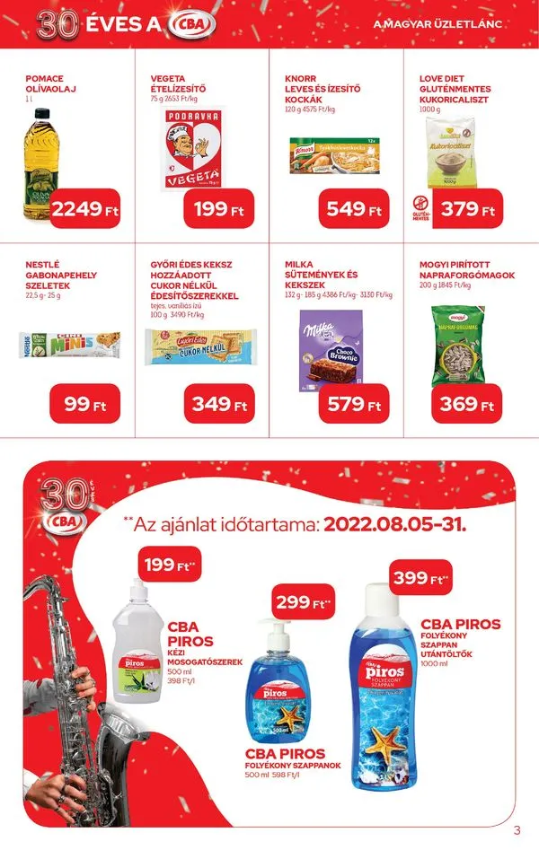CBA akciós újság 08.25–08.31 – 3. oldal