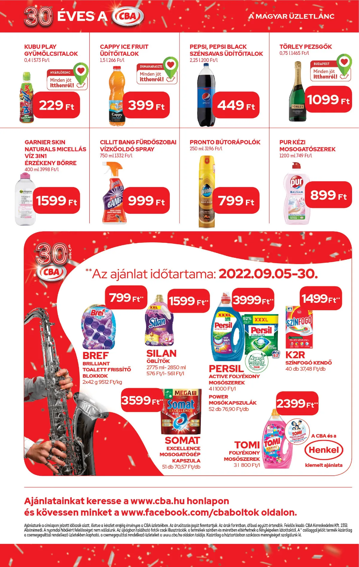 CBA akciós újság 09.15–09.21 – 8. oldal
