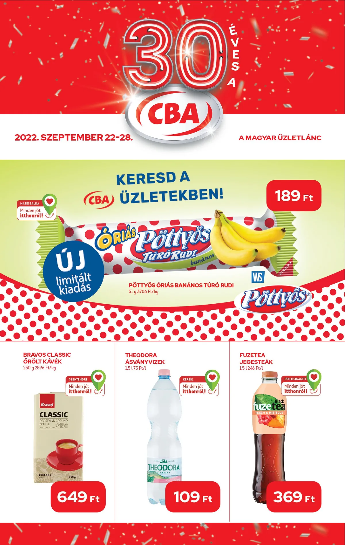 CBA akciós újság 09.22–09.28