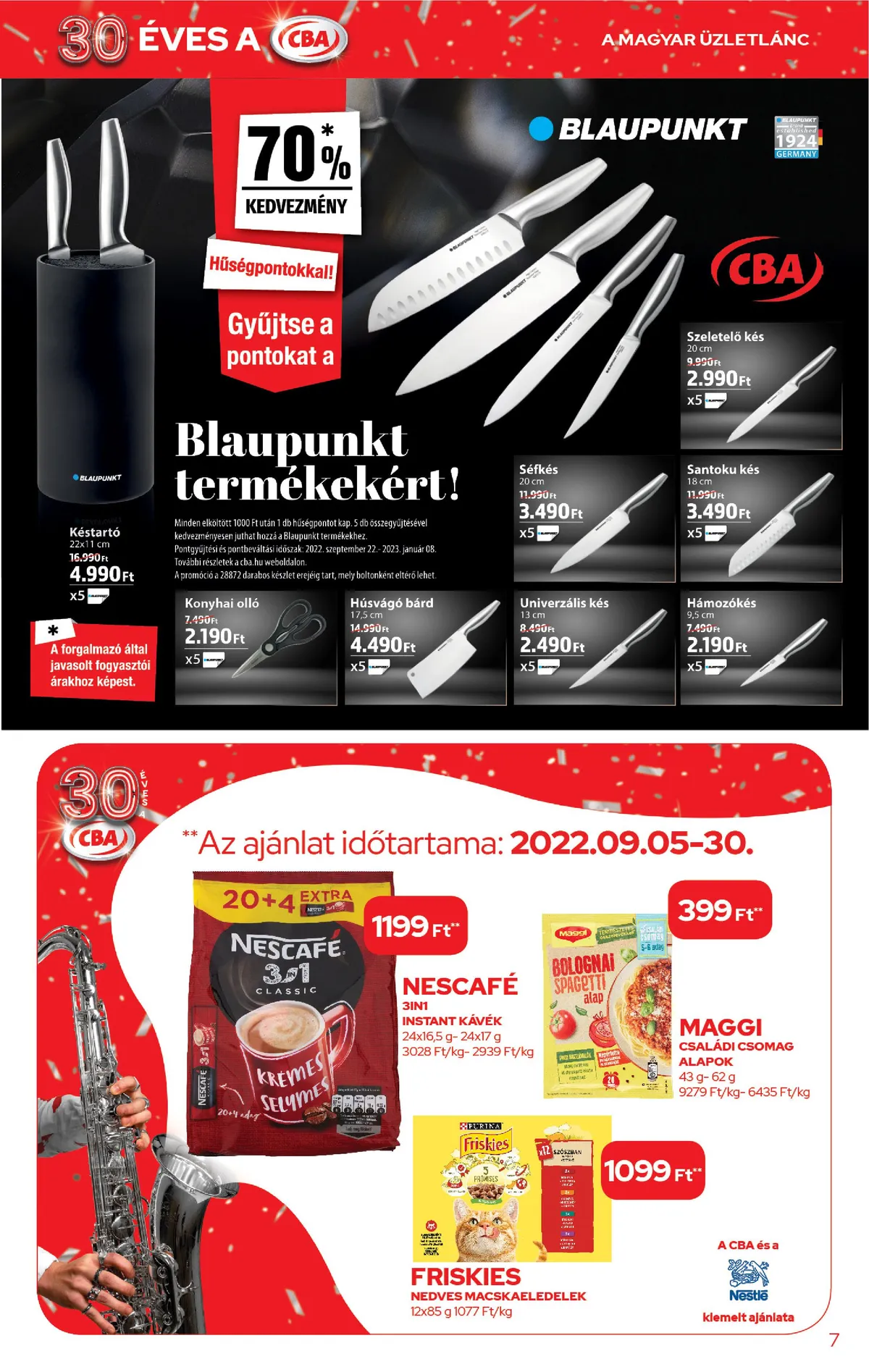 CBA akciós újság 09.22–09.28 – 7. oldal