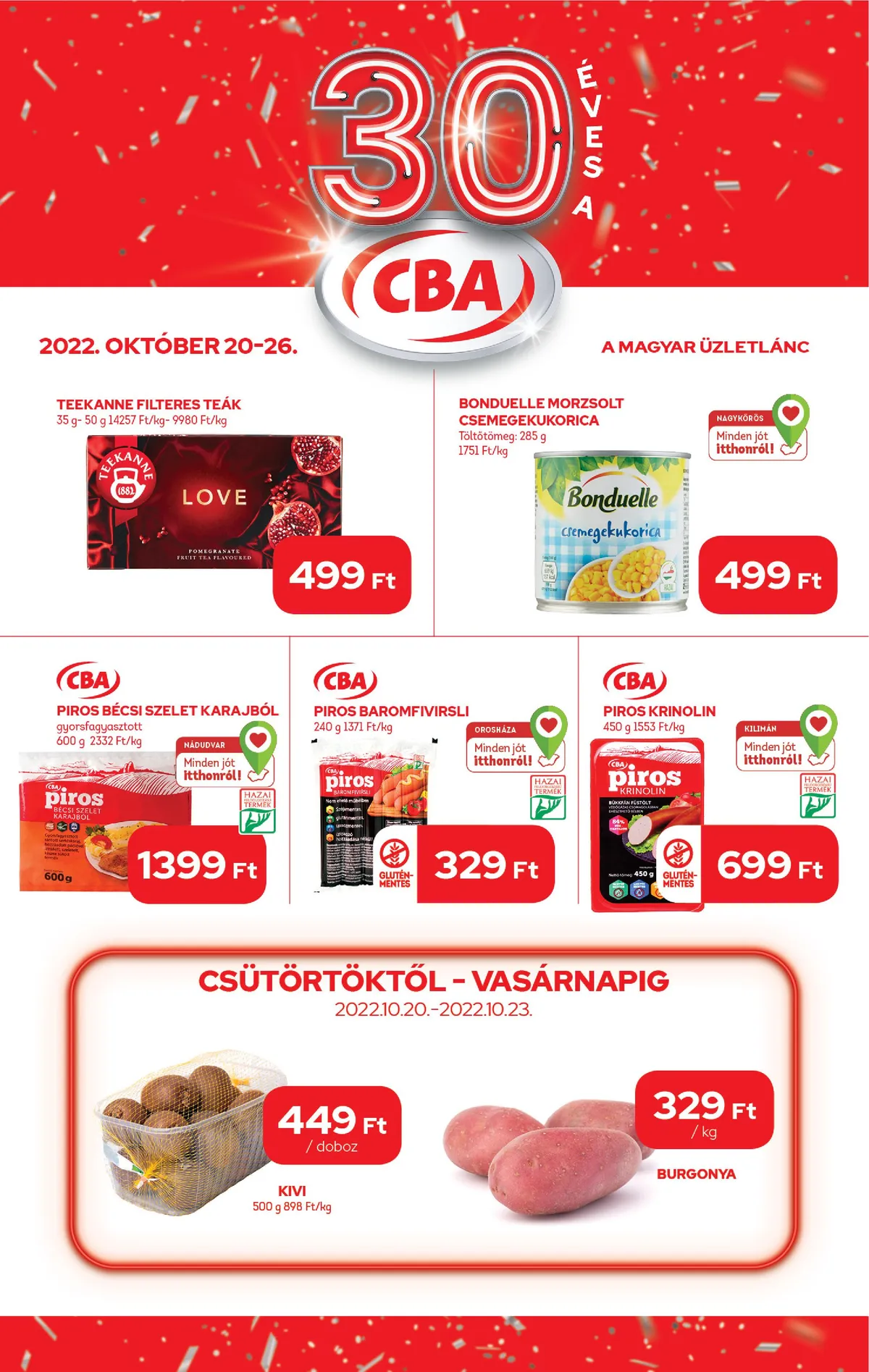 CBA akciós újság 10.20–10.26
