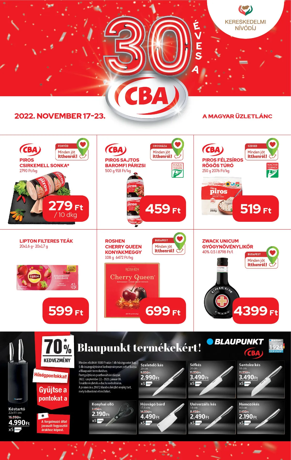 CBA akciós újság 11.17–11.23