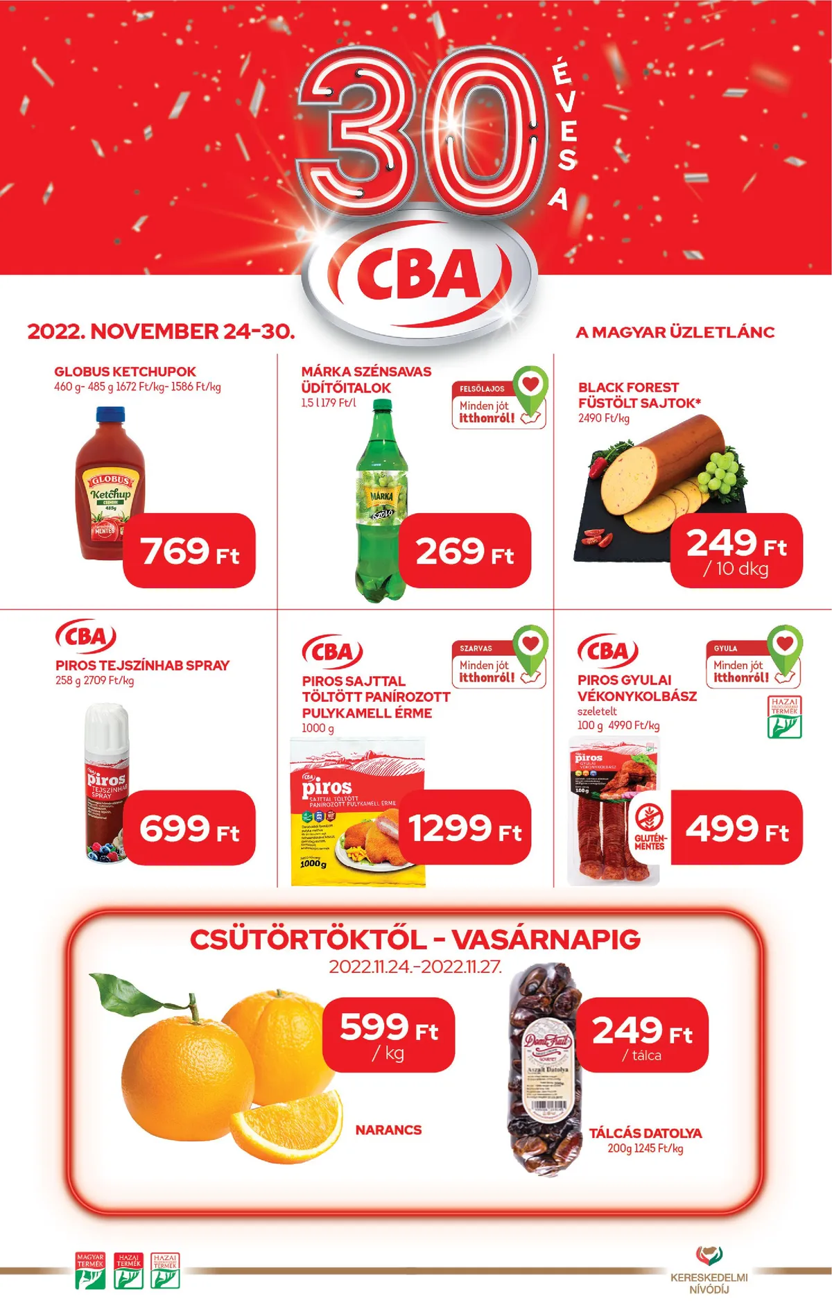 CBA akciós újság 11.24–11.30